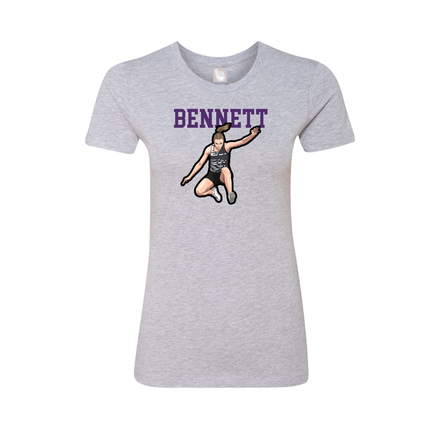 Fitted Women's Tee — Shirsey in Grey