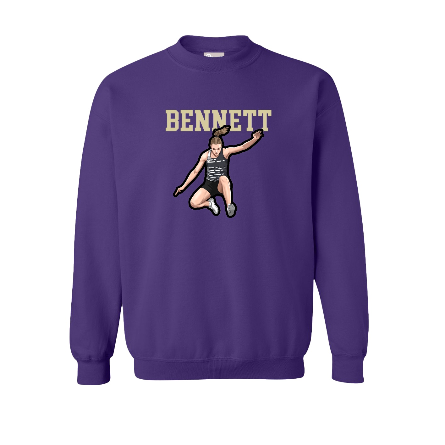 Fleece Crew — Shirsey in Purple