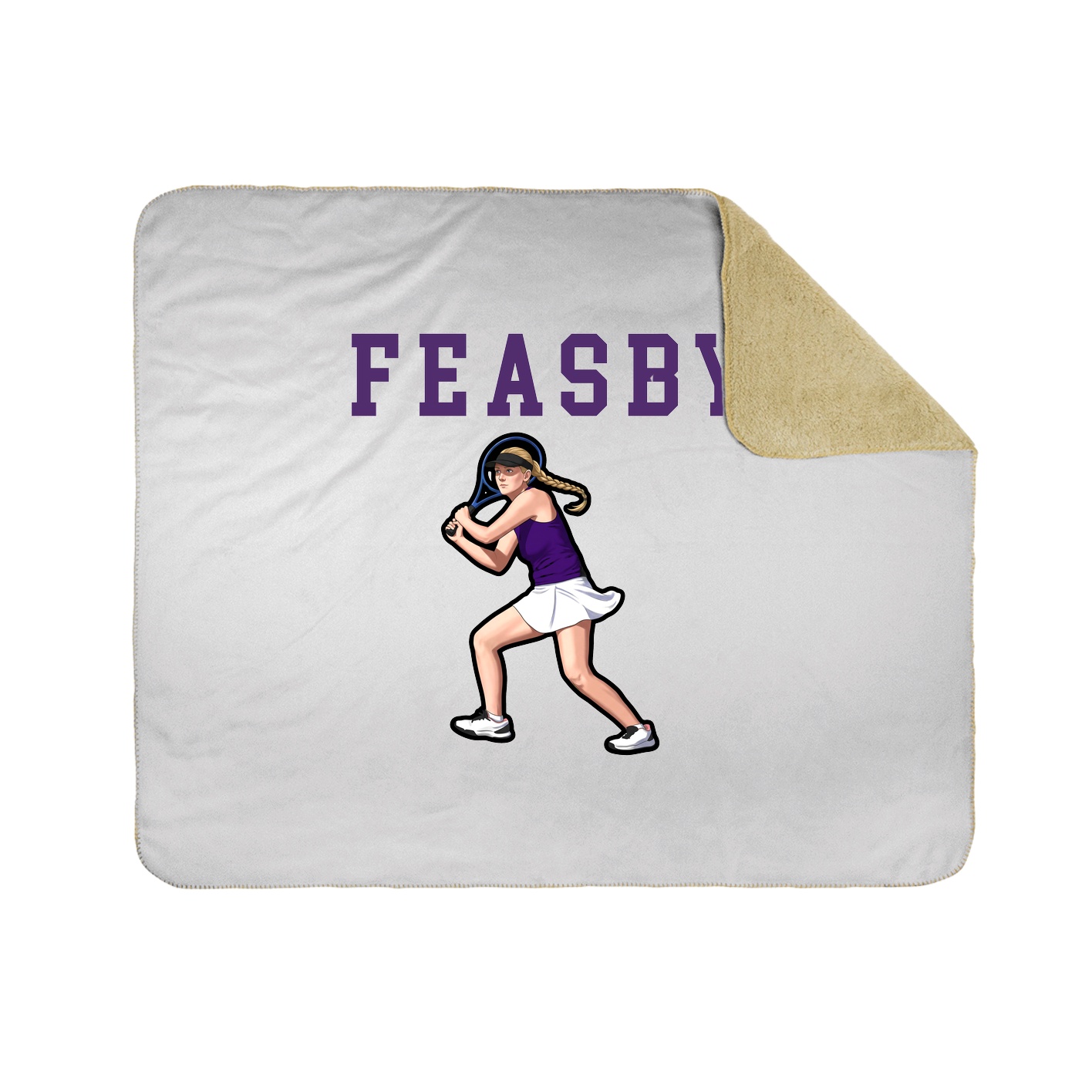 Throw Blanket — Shirsey in White