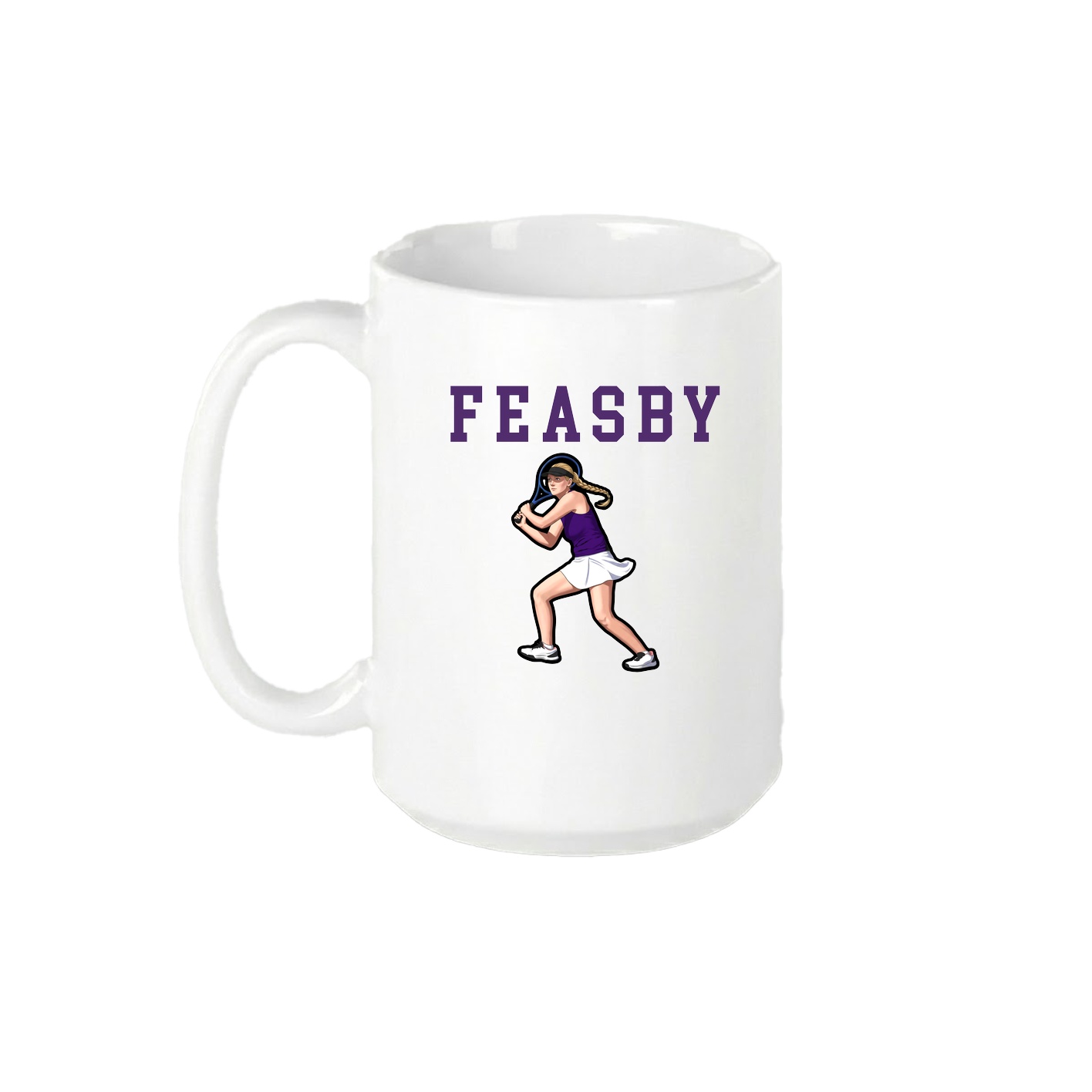 15oz Coffee Mug — Shirsey in White