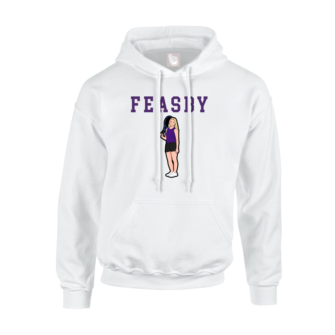 Youth Hoodie — Shirsey in White