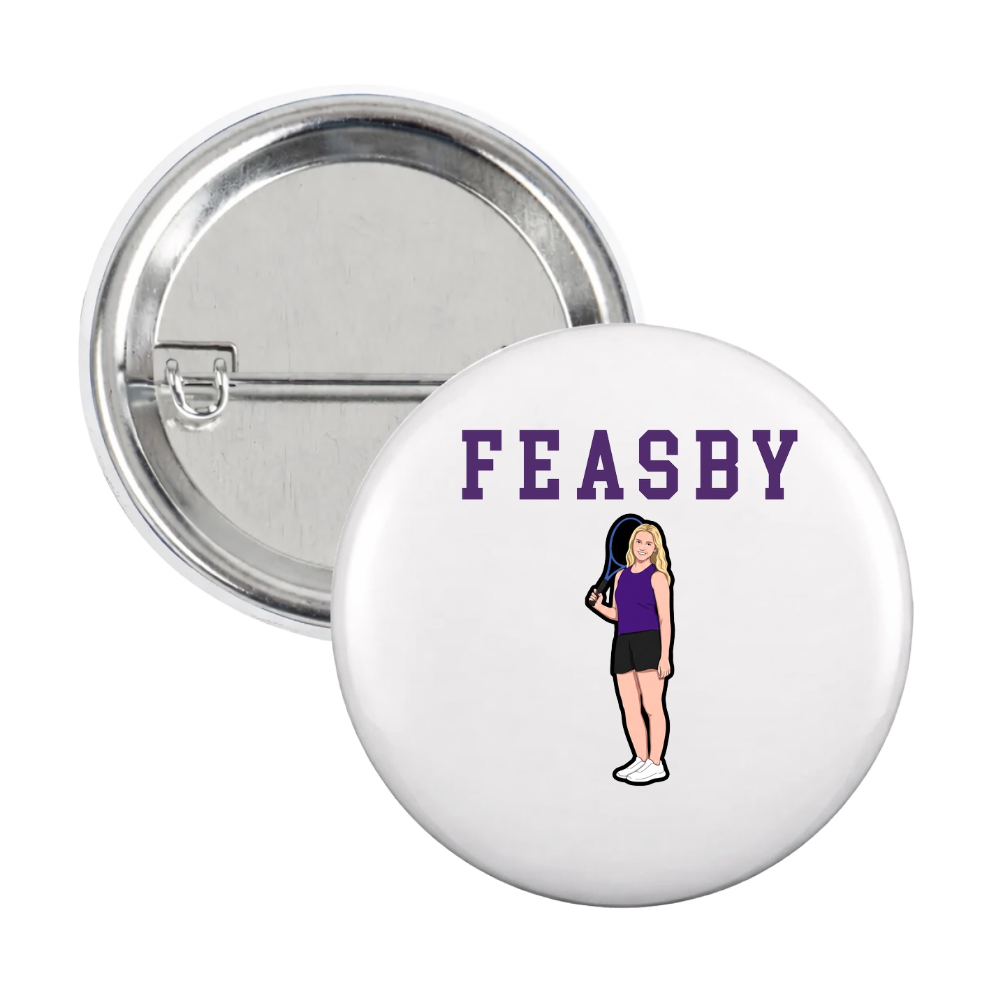Game Day Button — Shirsey in White