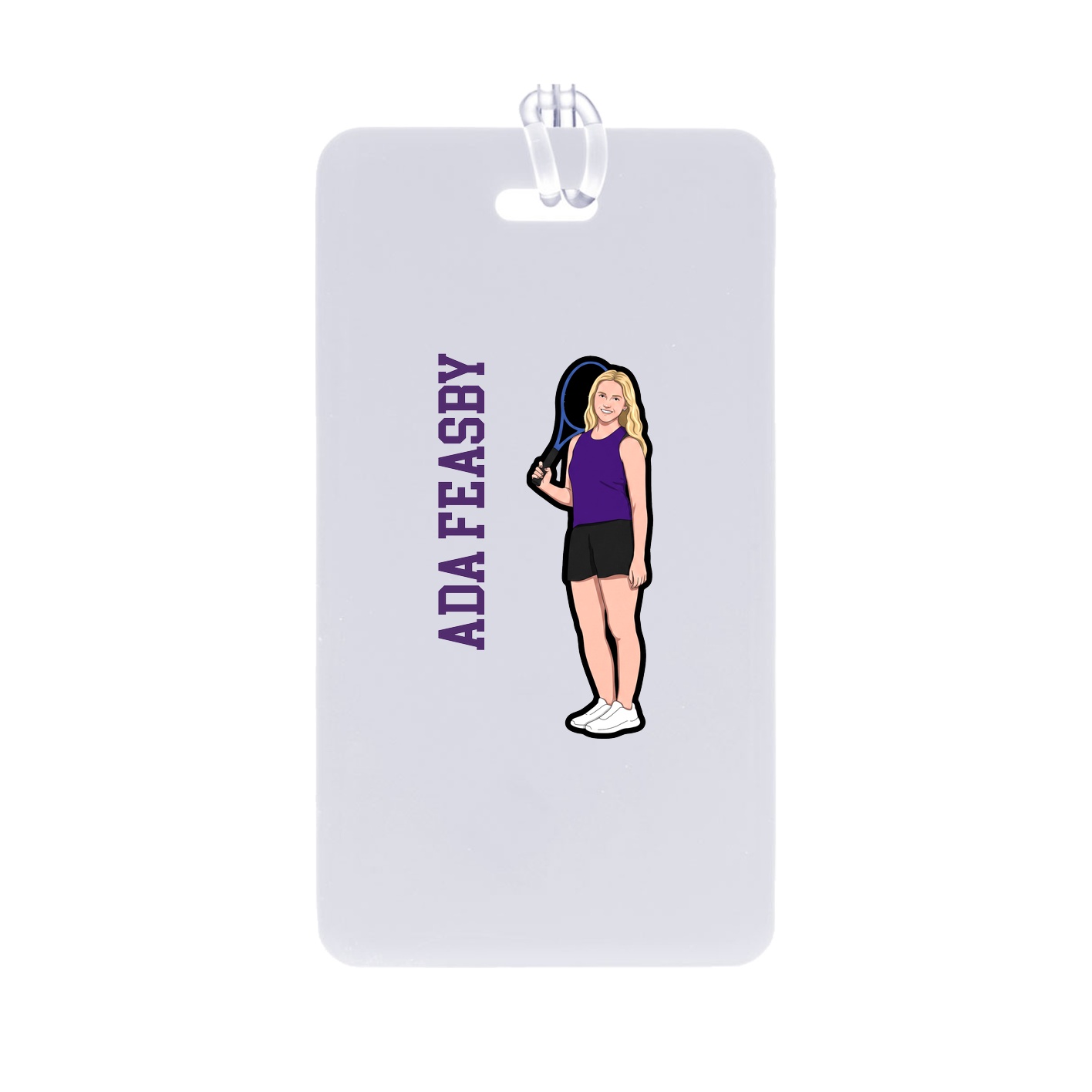 Bag Tag — Name Vertical in Classic