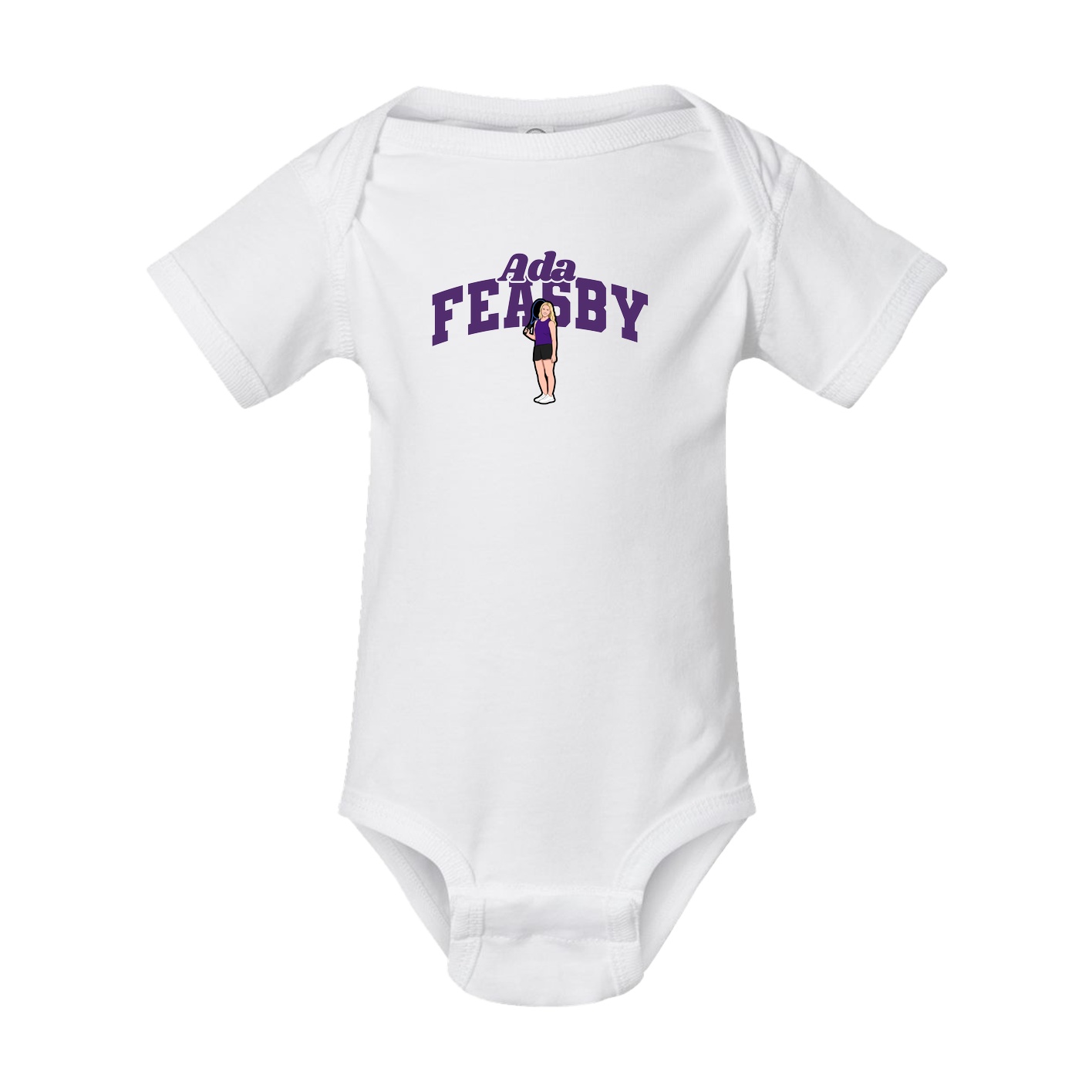 Baby Onesie — Signature Arch in White