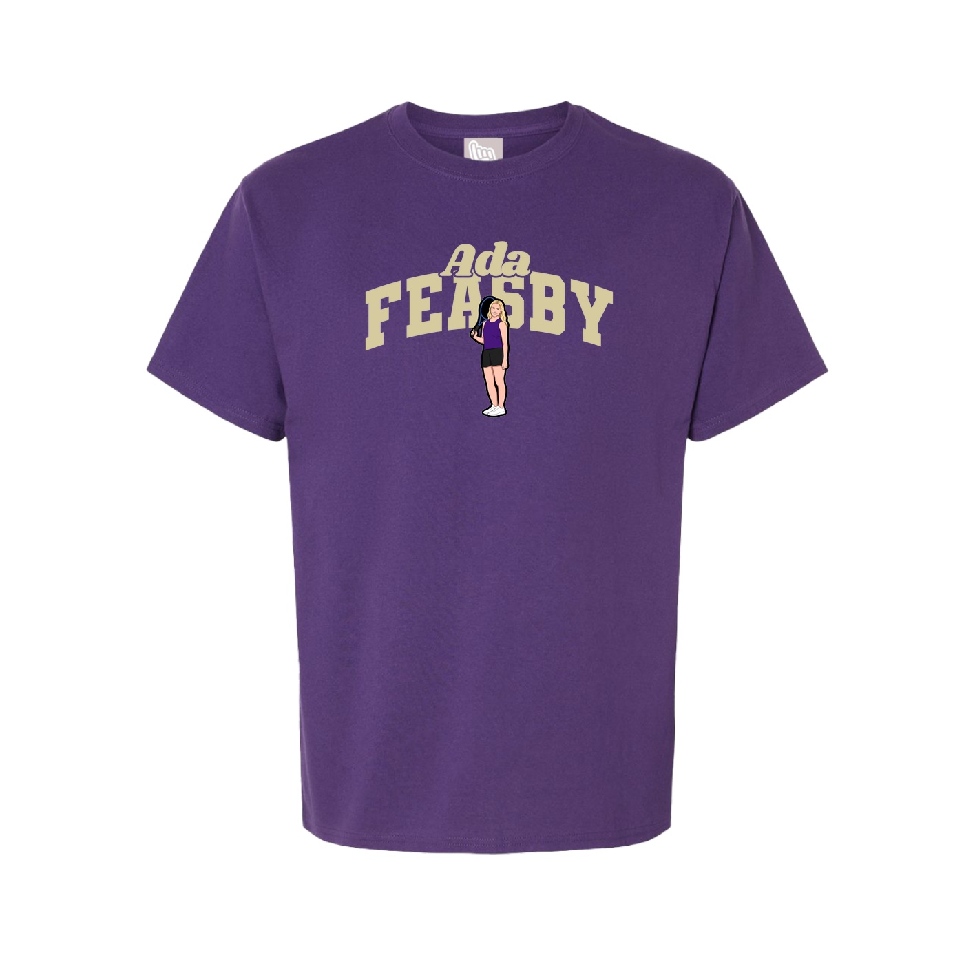 Youth Tee — Signature Arch in Purple
