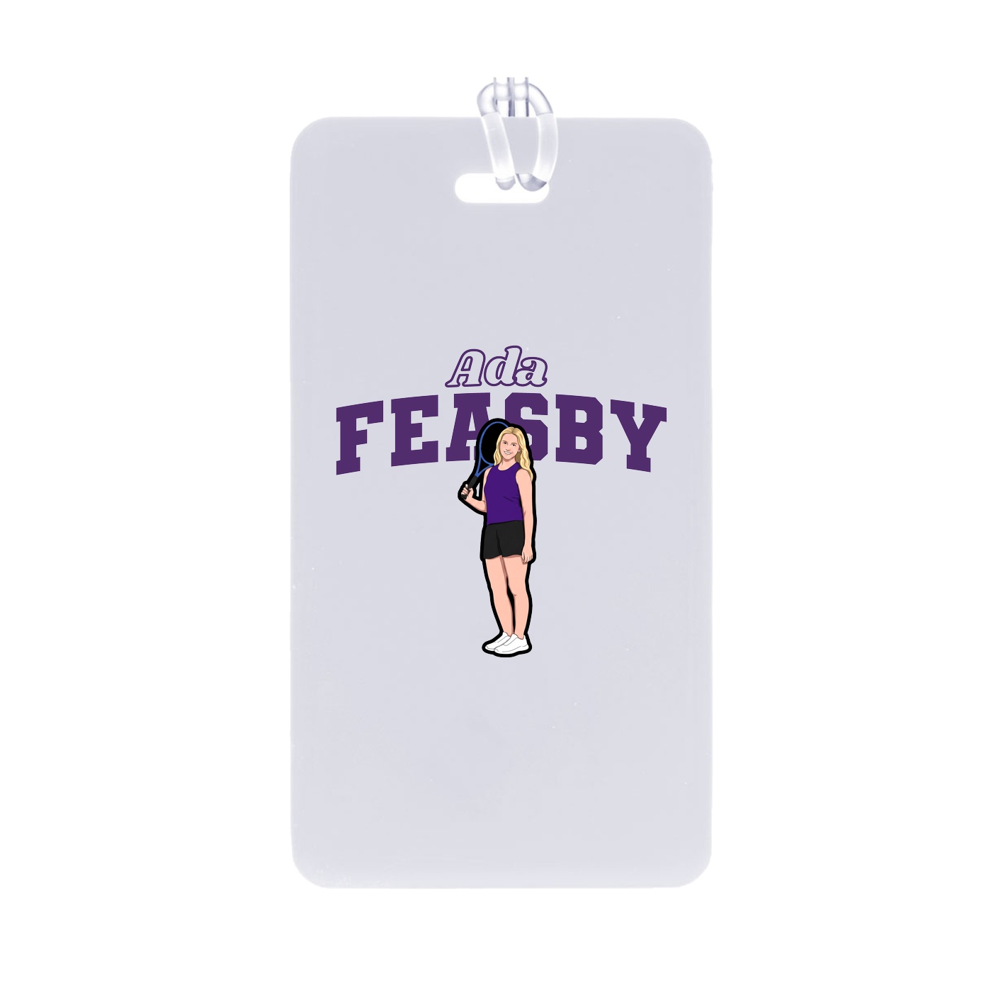 Bag Tag — Name Arch in Classic
