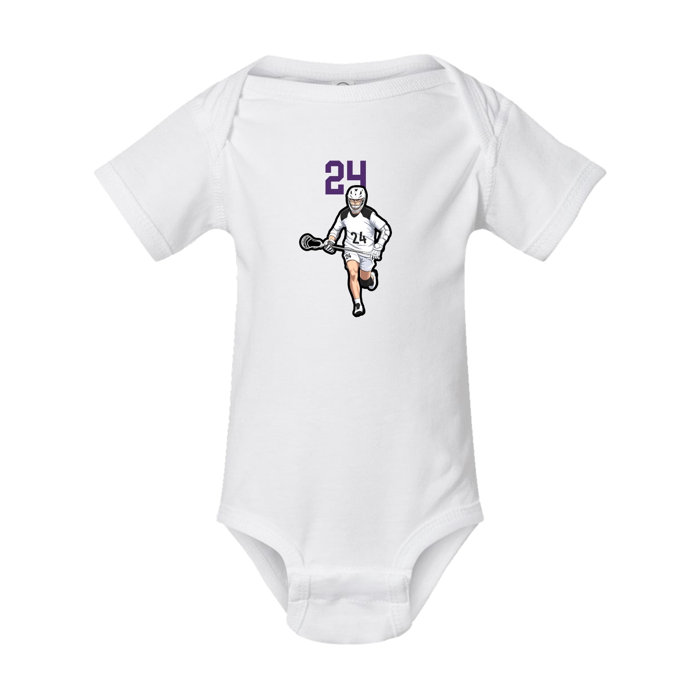 Baby Onesie — Number Top in White