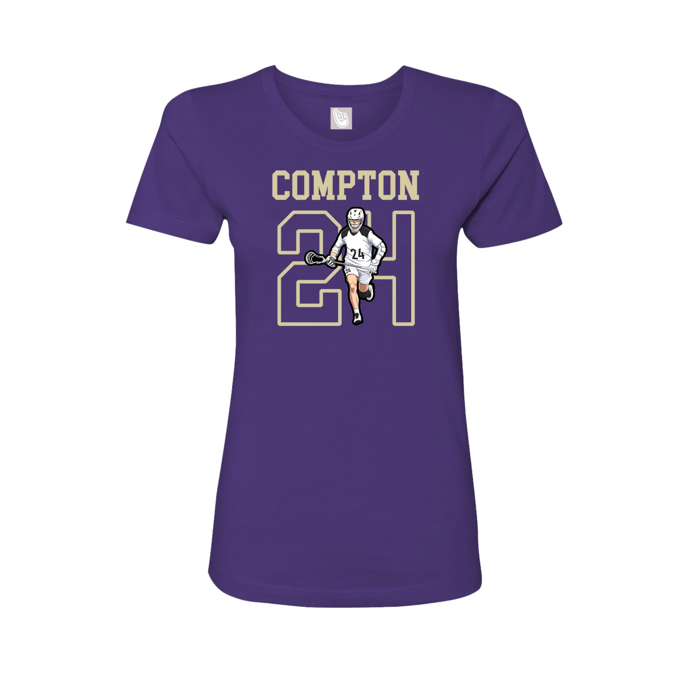 Fitted Women's Tee — Shirsey in Purple