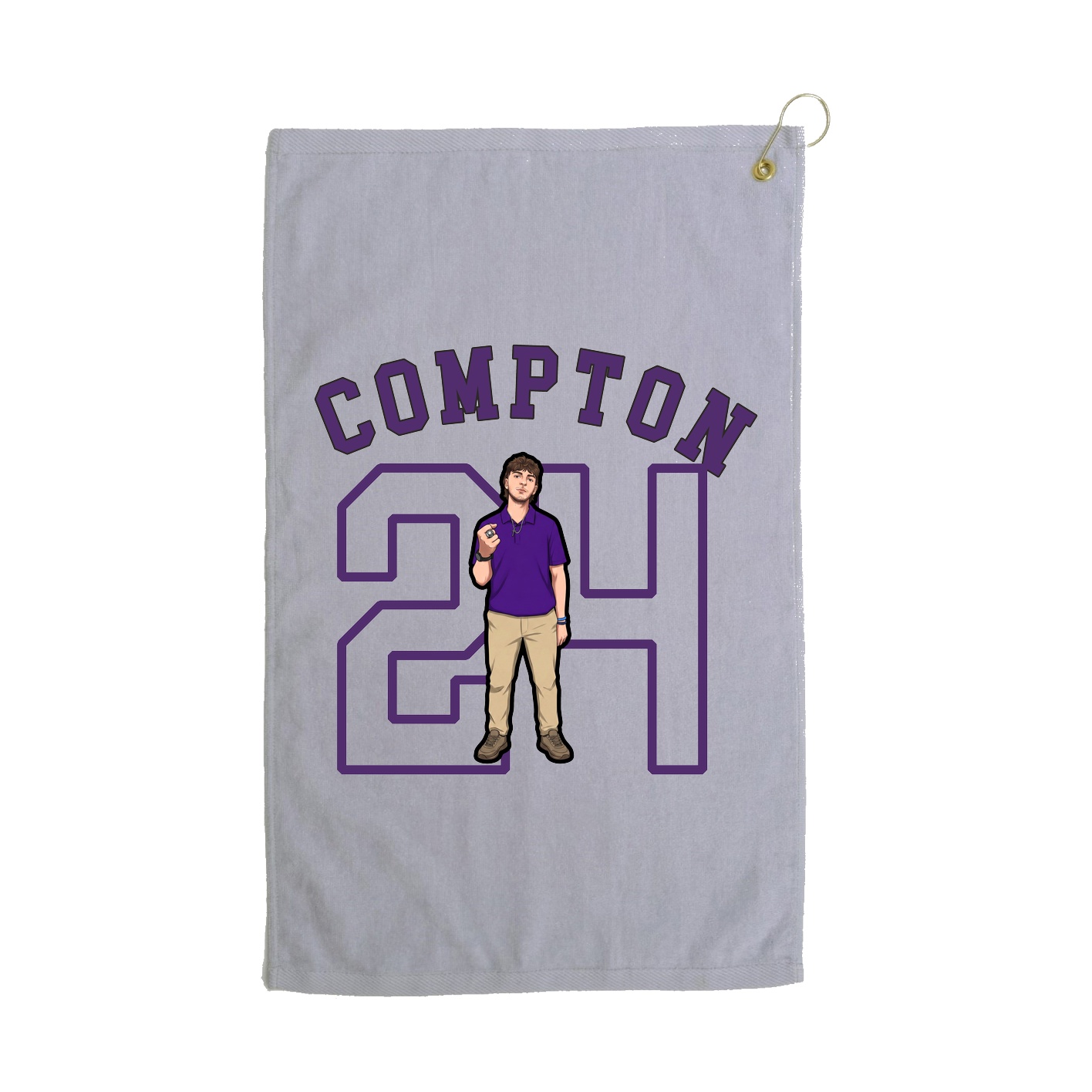 Golf Towel — Shirsey Arch in Grey