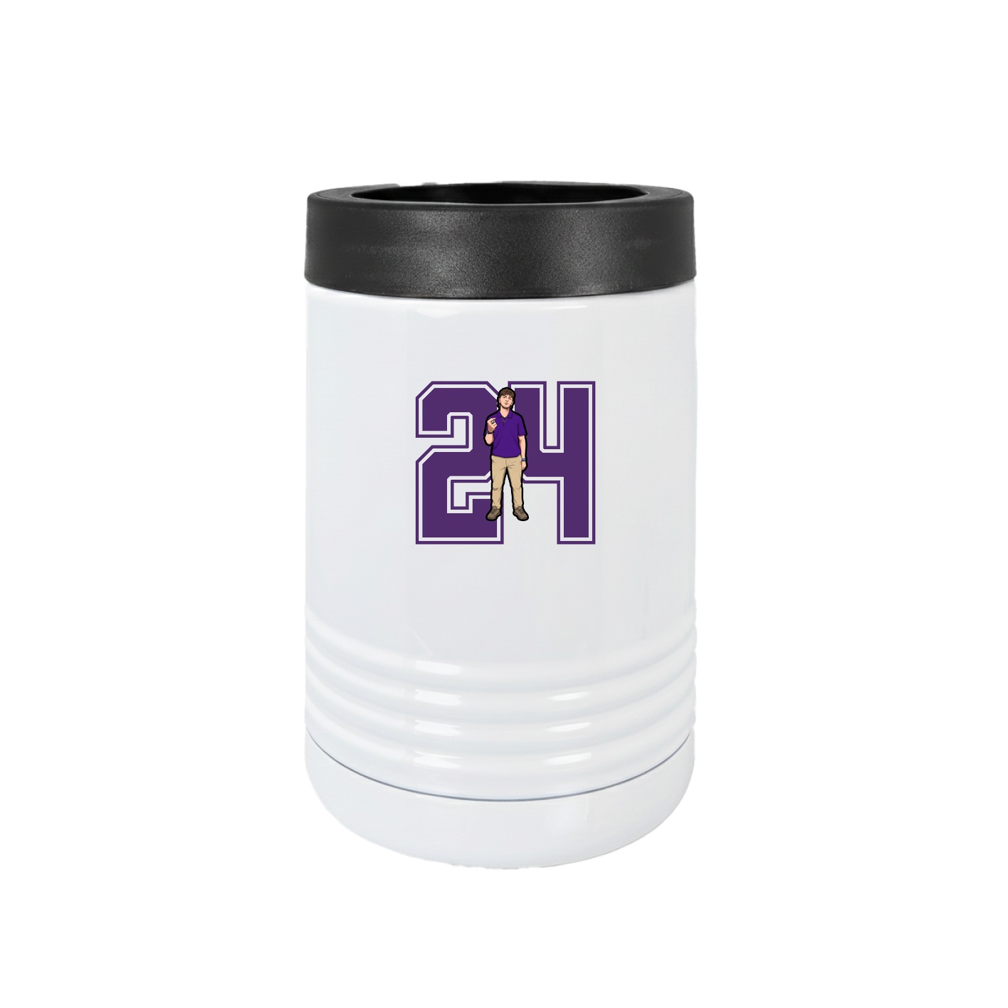 Beverage Holder — Number in White
