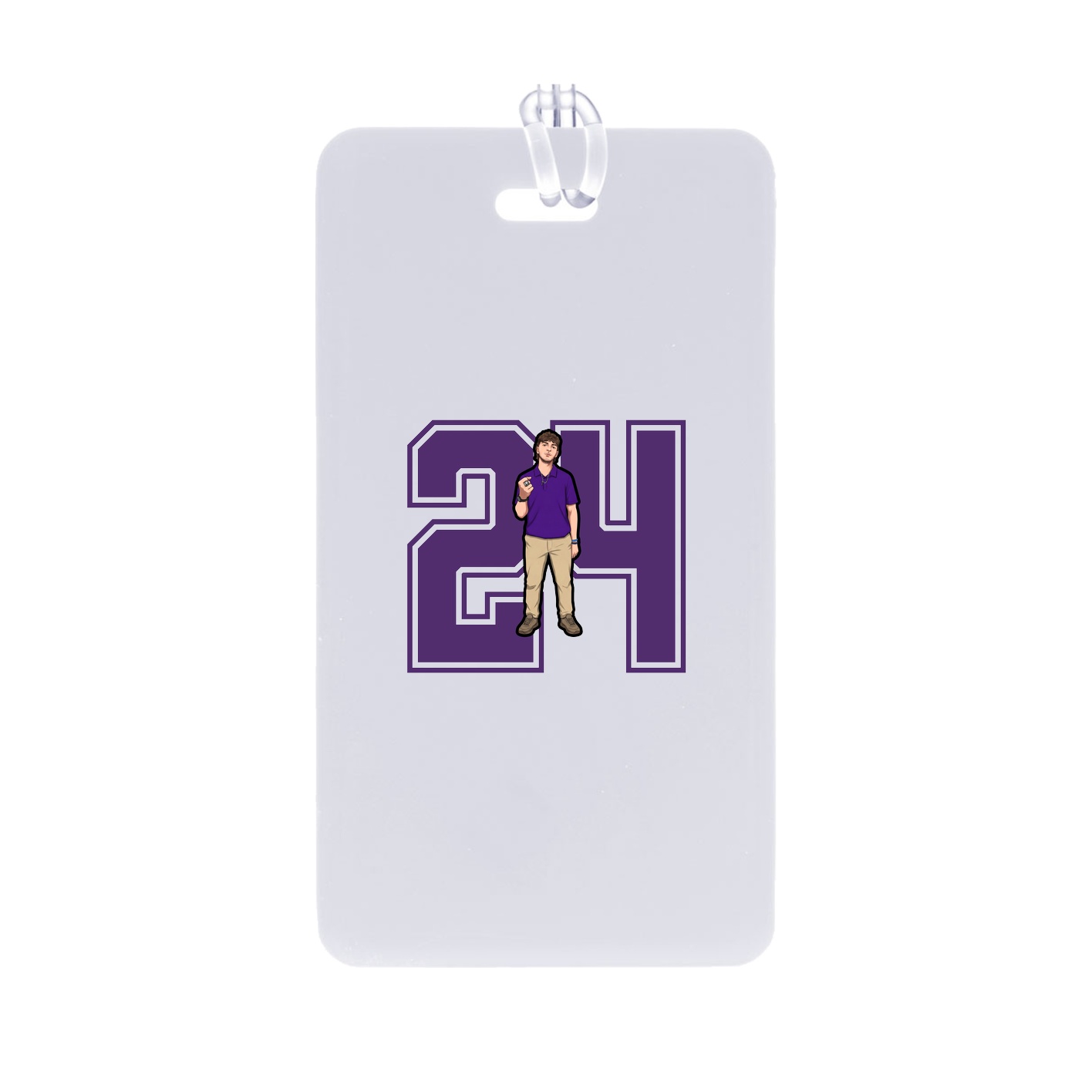 Bag Tag — Number in Classic