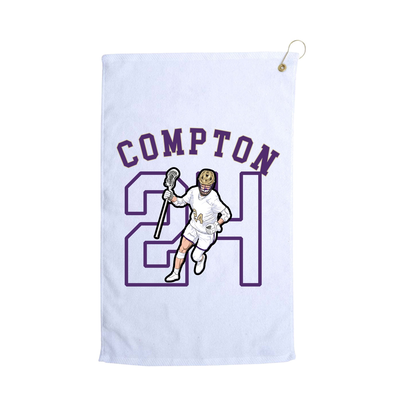 Golf Towel — Shirsey Arch in White