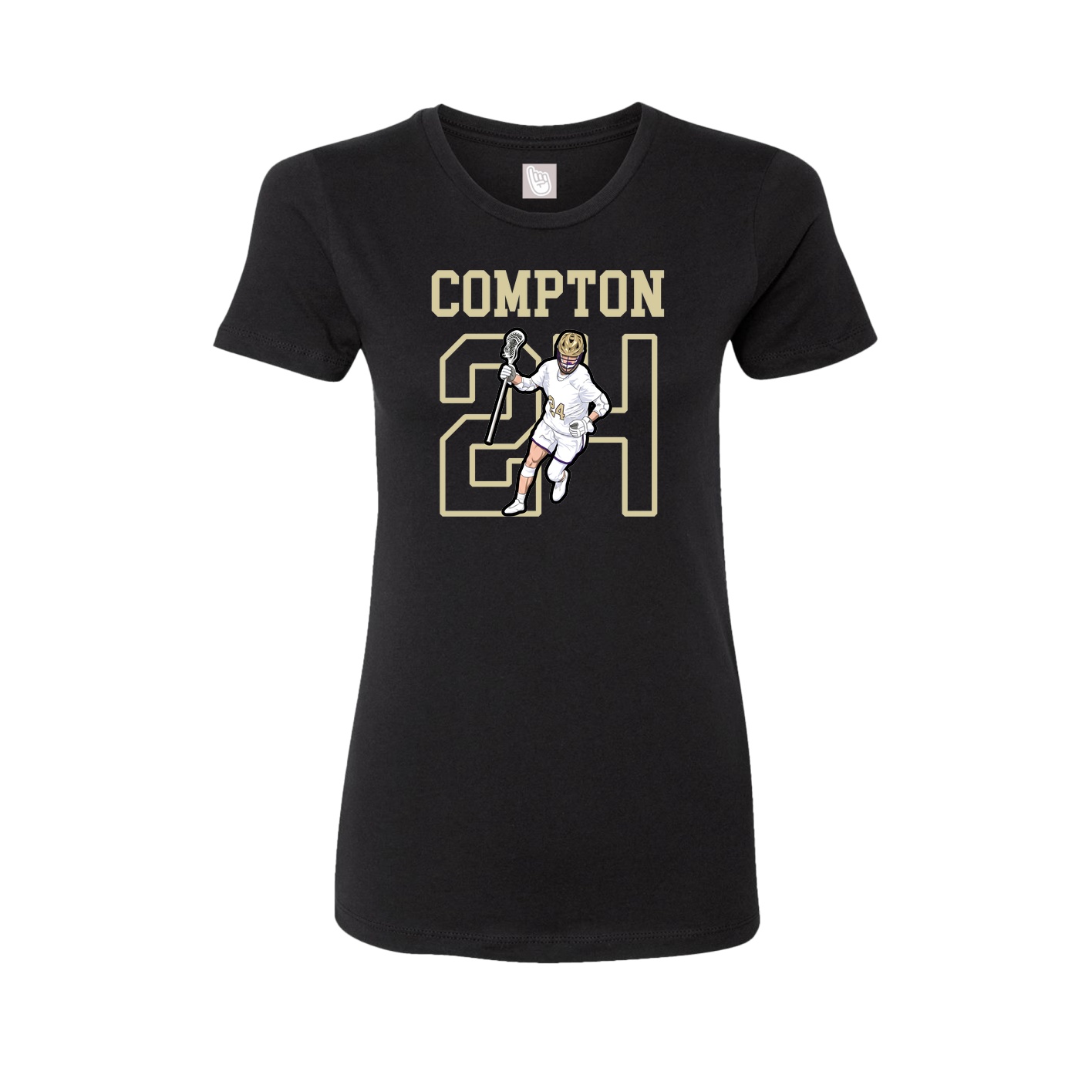 Fitted Women's Tee — Shirsey in Black