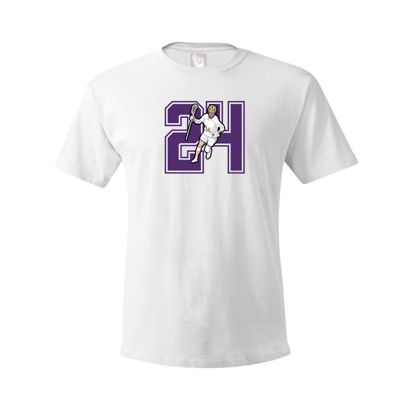 Youth Tee — Number in White