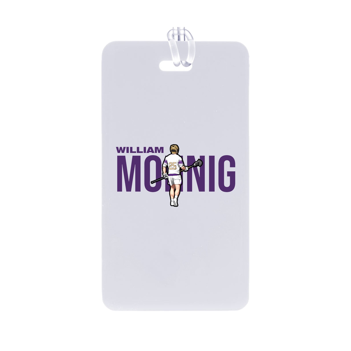 Bag Tag — Player Name in Classic