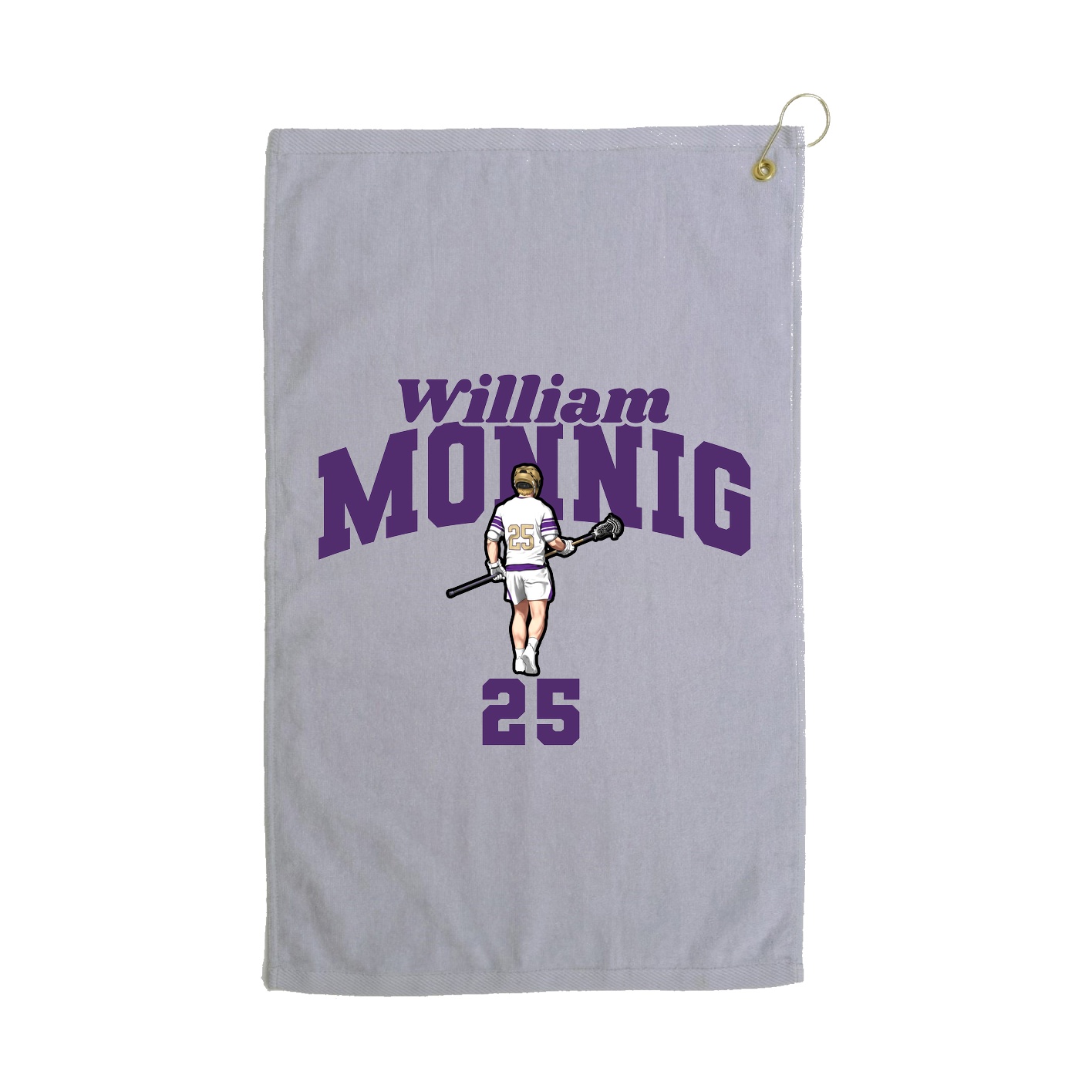 Golf Towel — Signature Arch in Grey