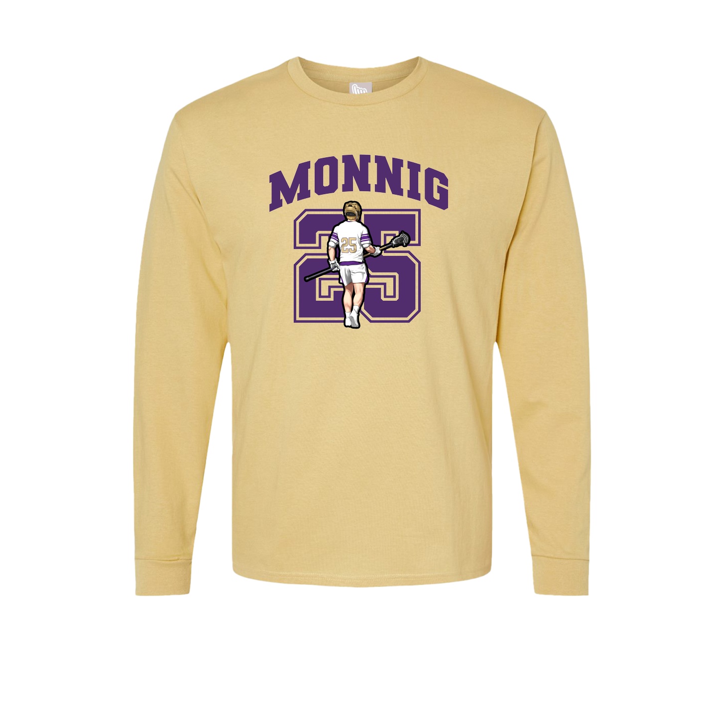 Long Sleeve Tee — Number in Vegas Gold