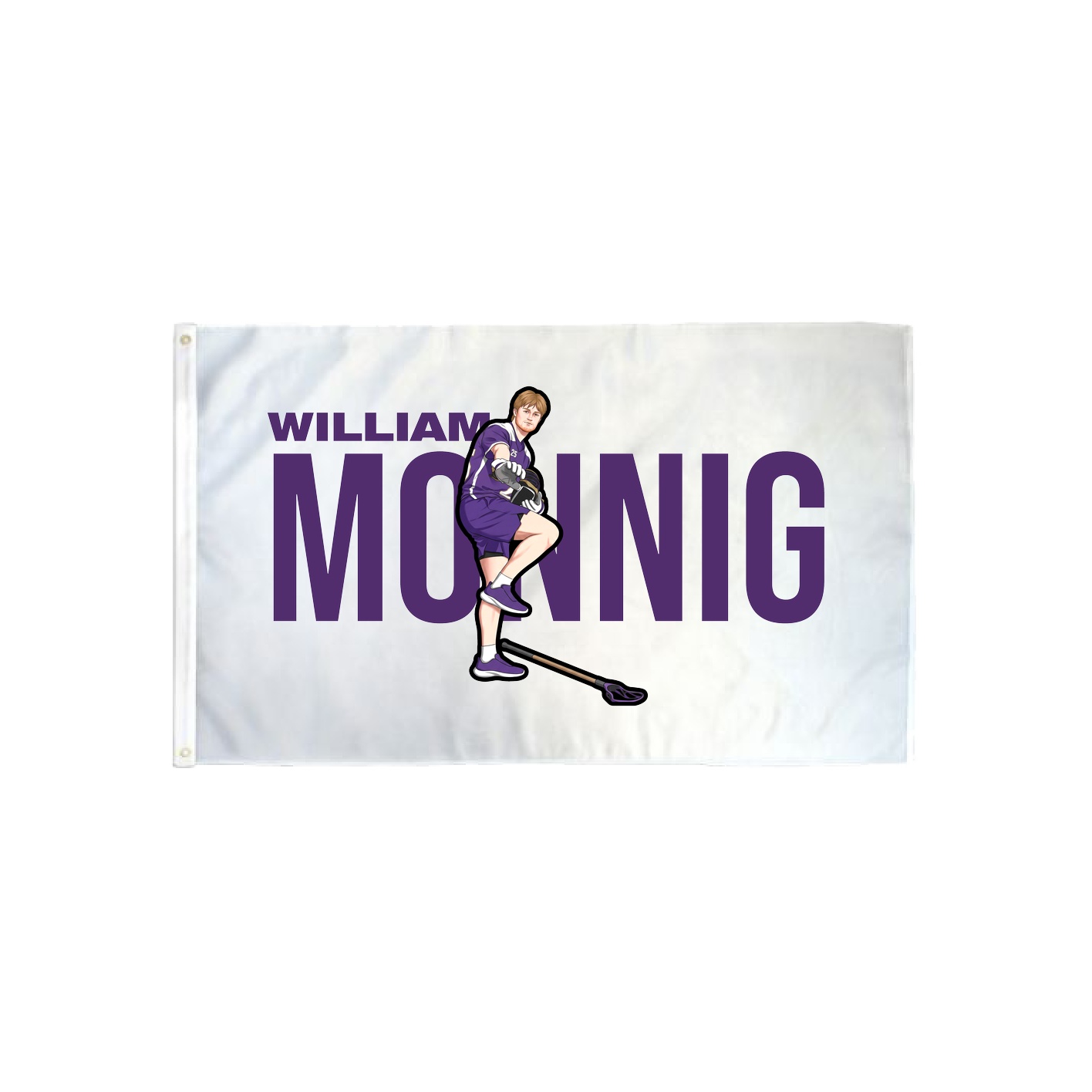 3x5 Flag — Player Name in Classic