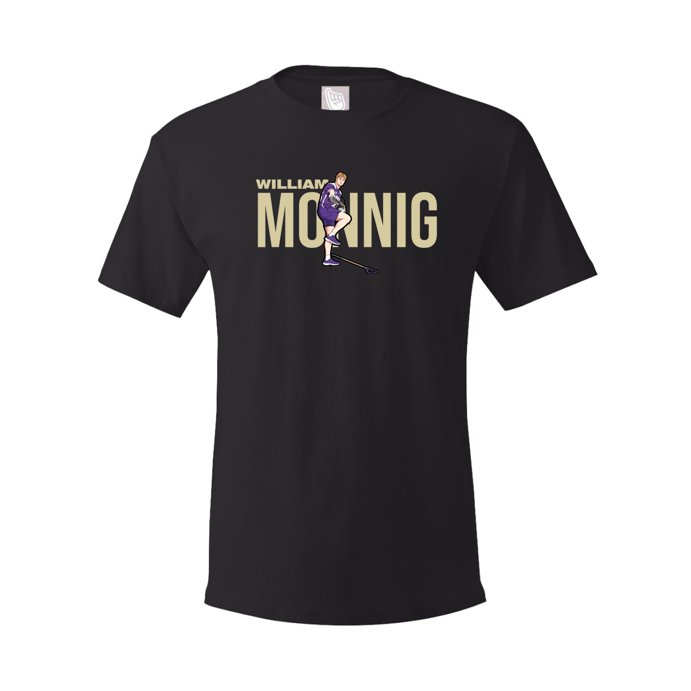 Youth Tee — Player Name in Black