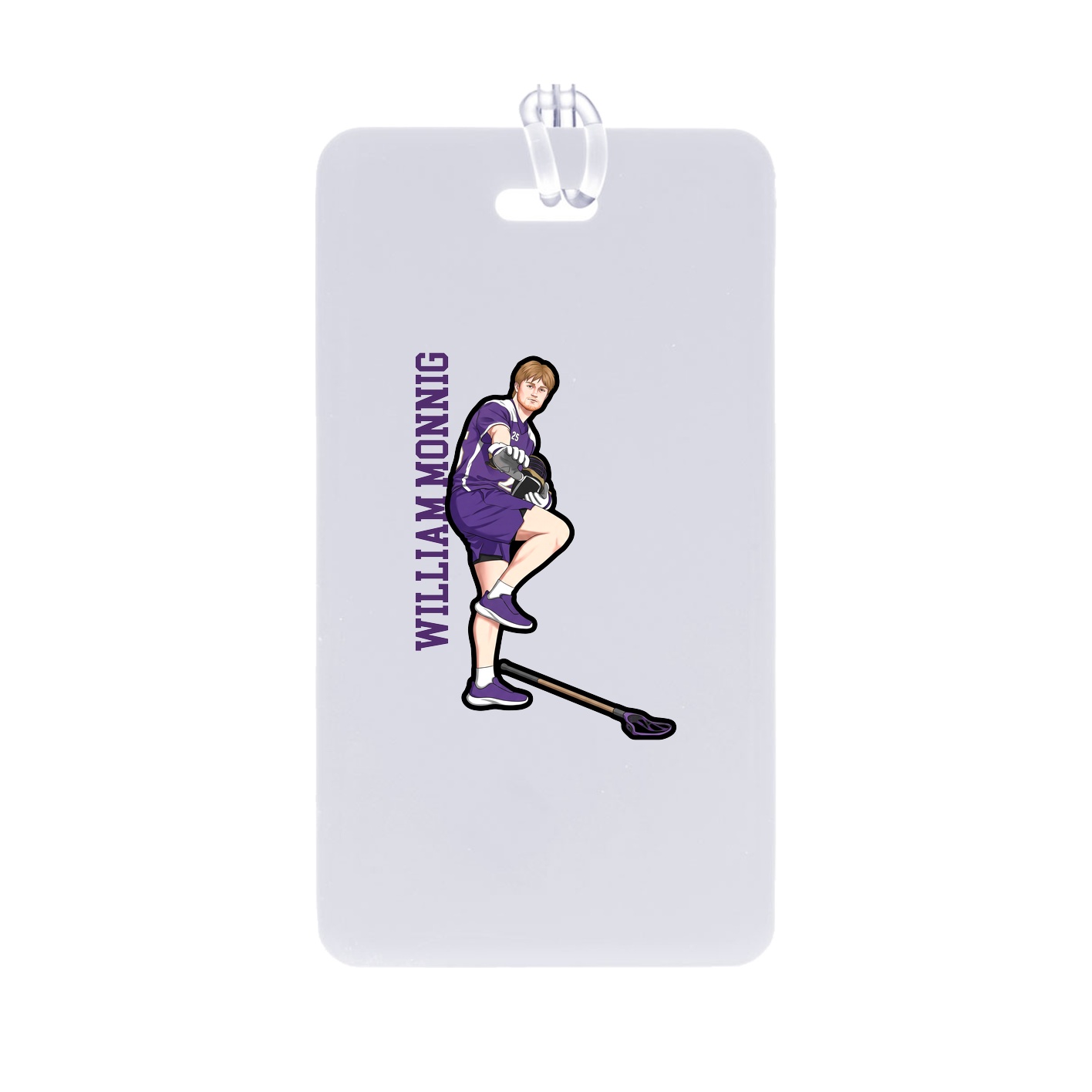 Bag Tag — Name Vertical in Classic