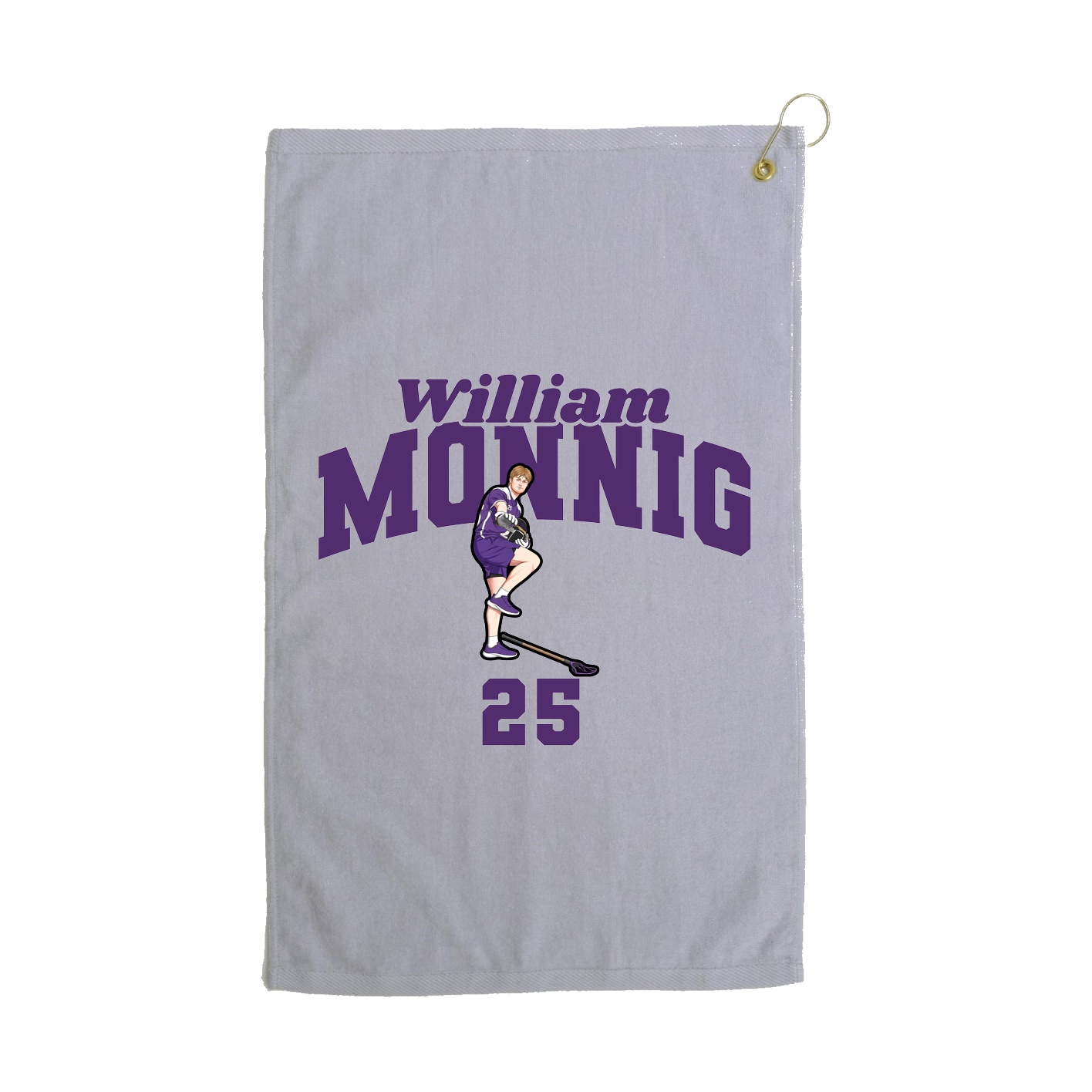 Golf Towel — Signature Arch in Grey