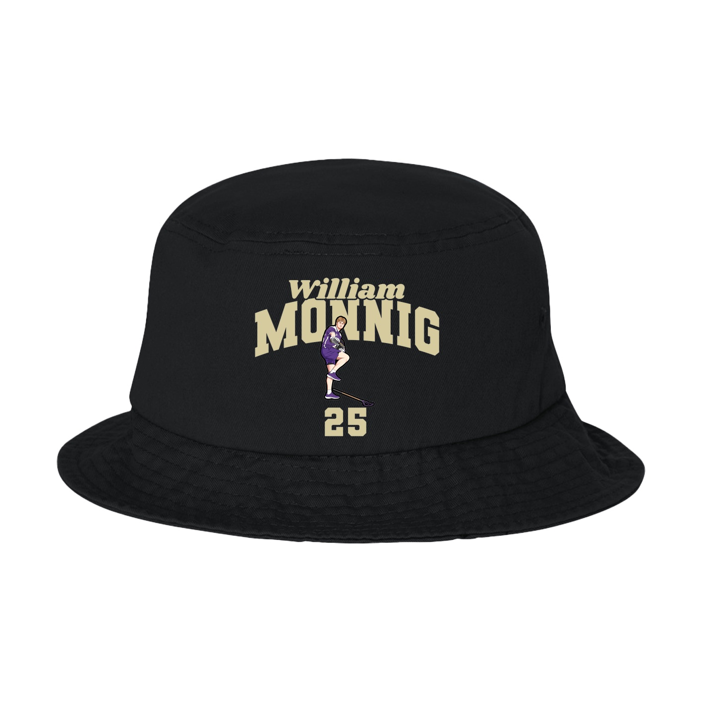 Bucket Cap — Signature Arch in Black