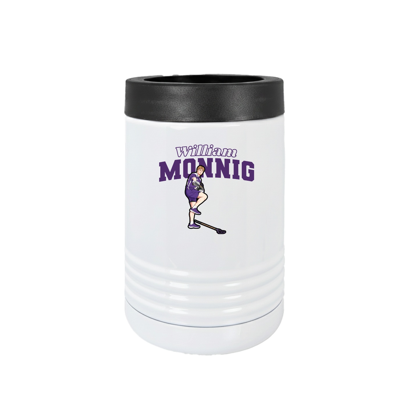 Beverage Holder — Name Arch in White