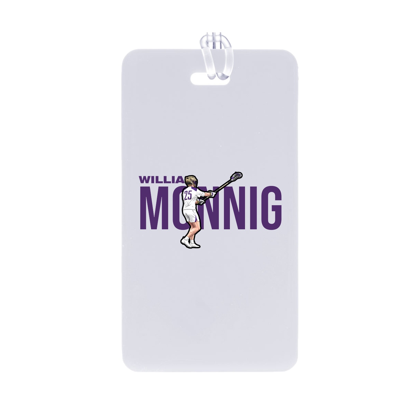 Bag Tag — Player Name in Classic