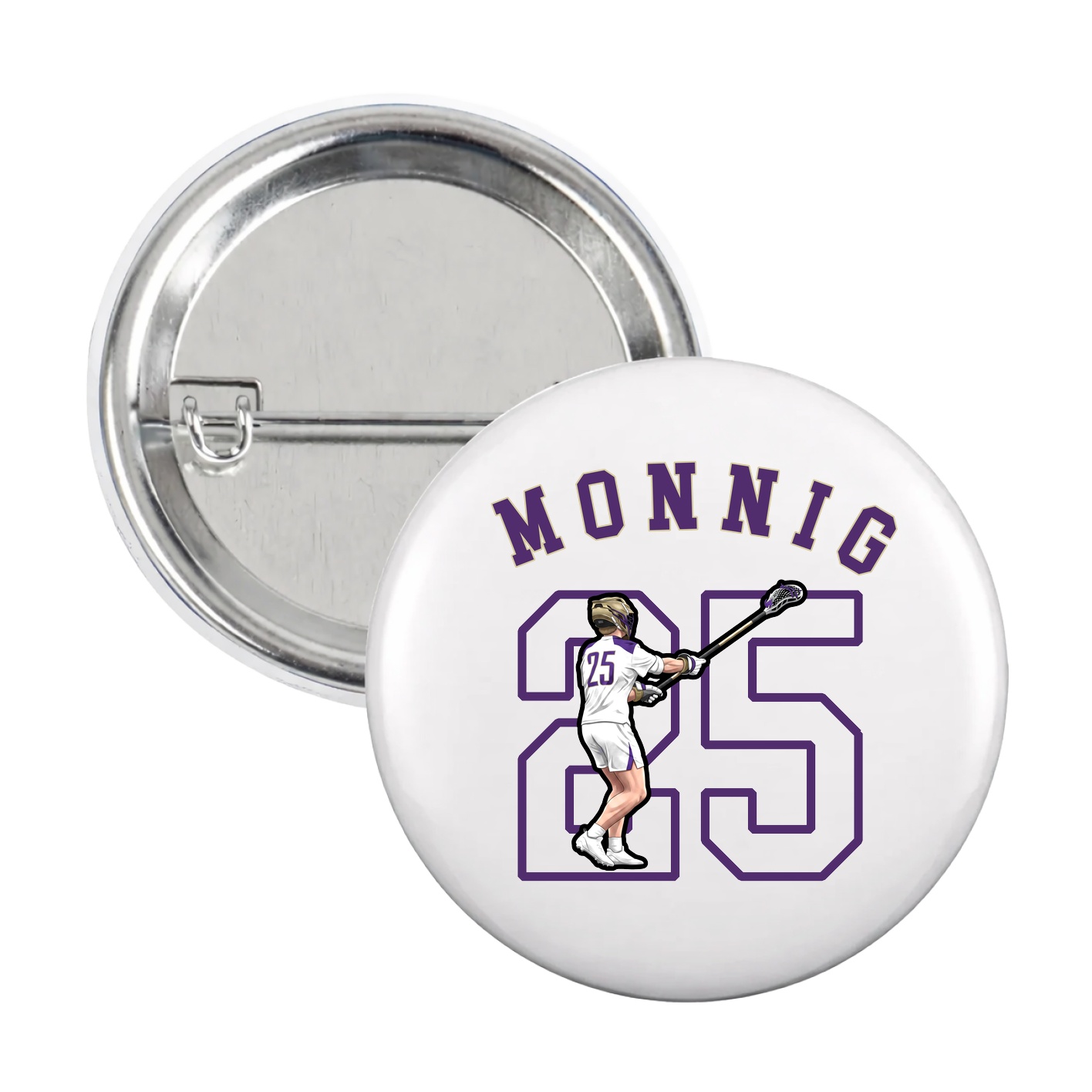 Game Day Button — Shirsey Arch in White