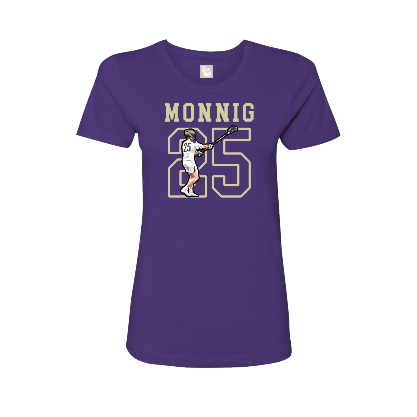 Fitted Women's Tee — Shirsey in Purple