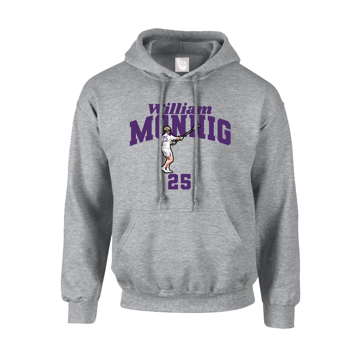 Hoodie — Signature Arch in Grey
