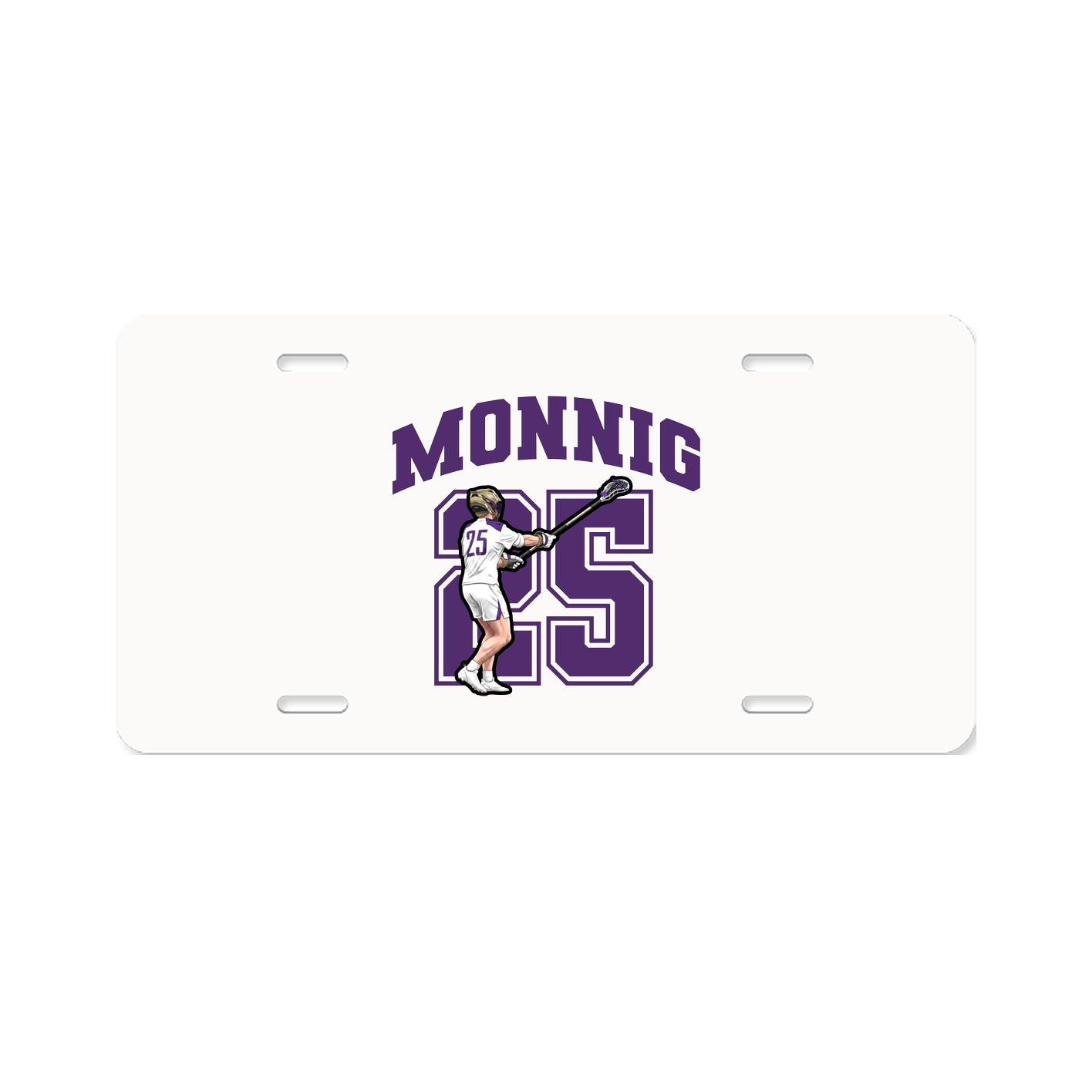 License Plate — Number in Classic