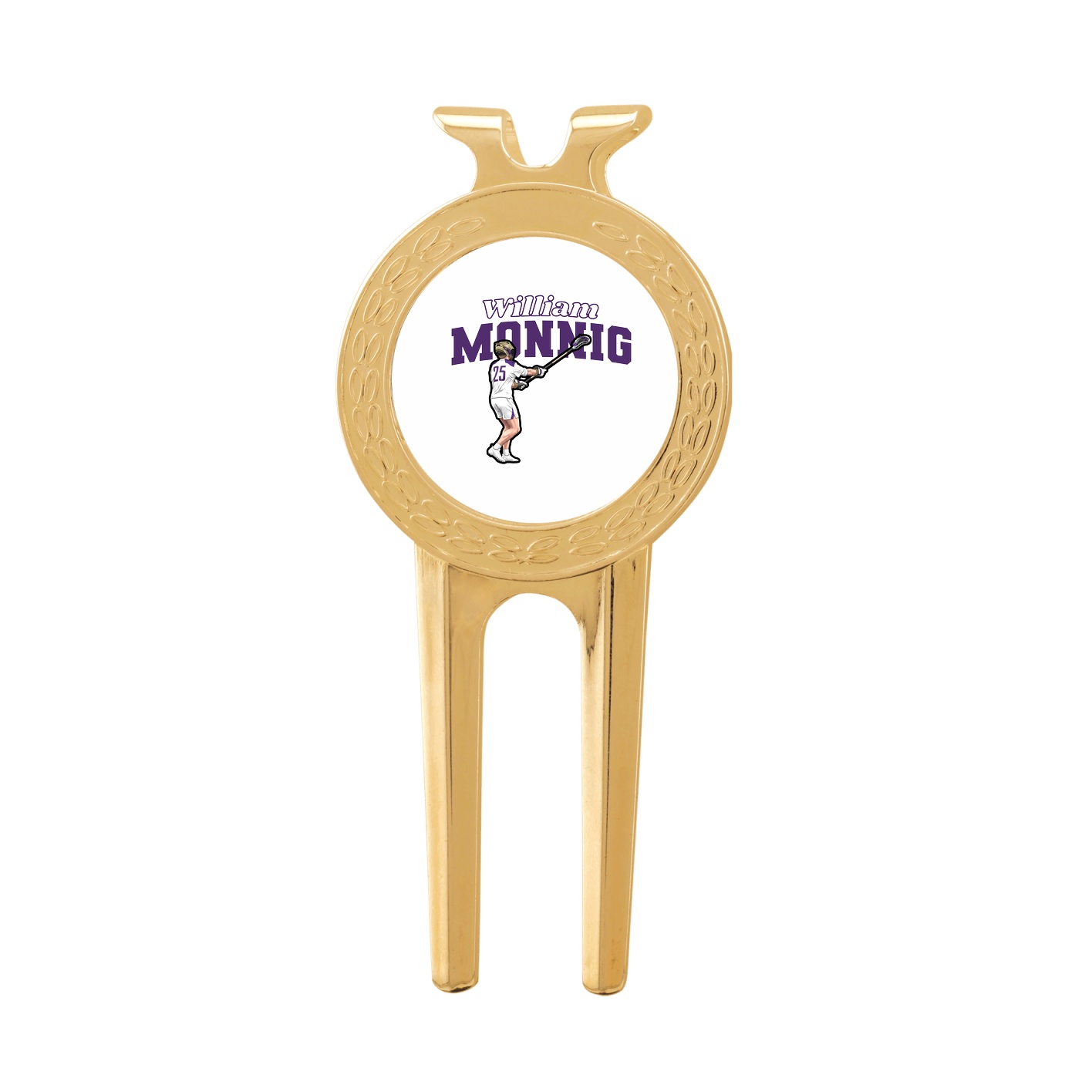 Divot Tool with Ball Marker — Name Arch in Classic