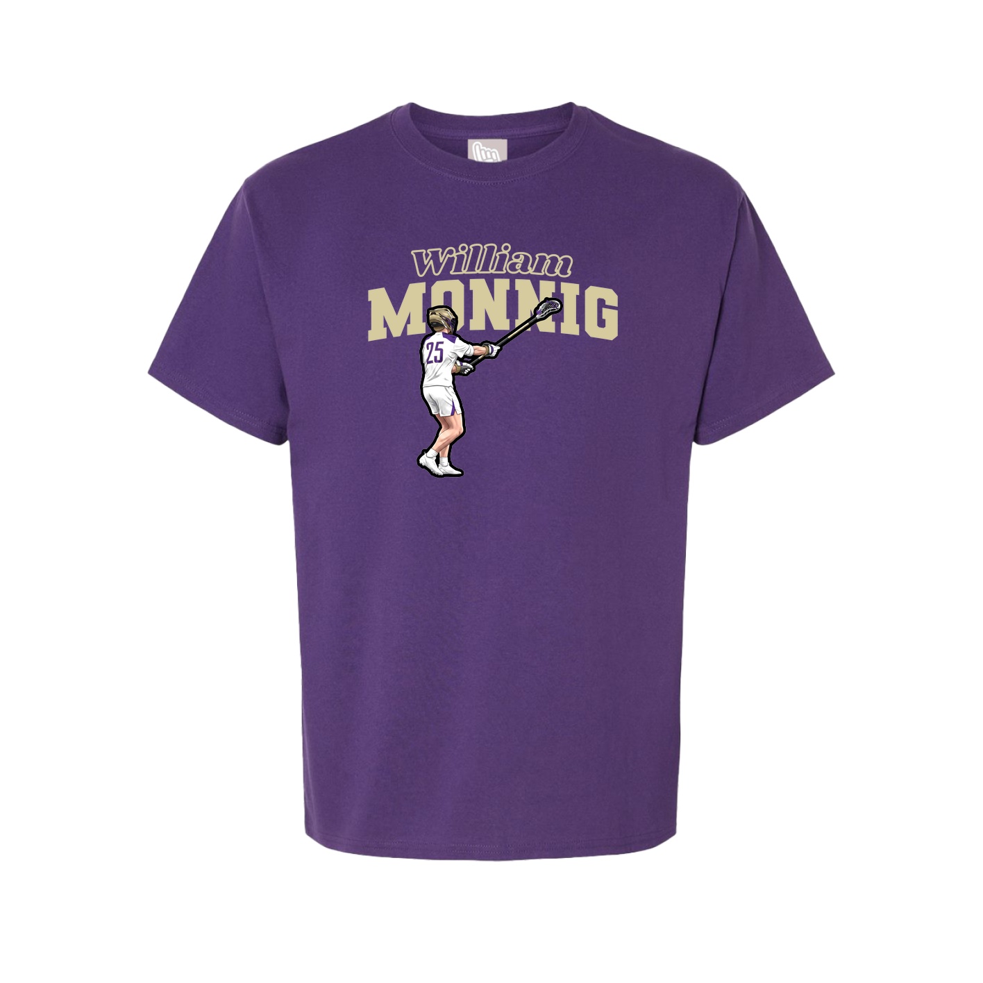 Tee — Name Arch in Purple