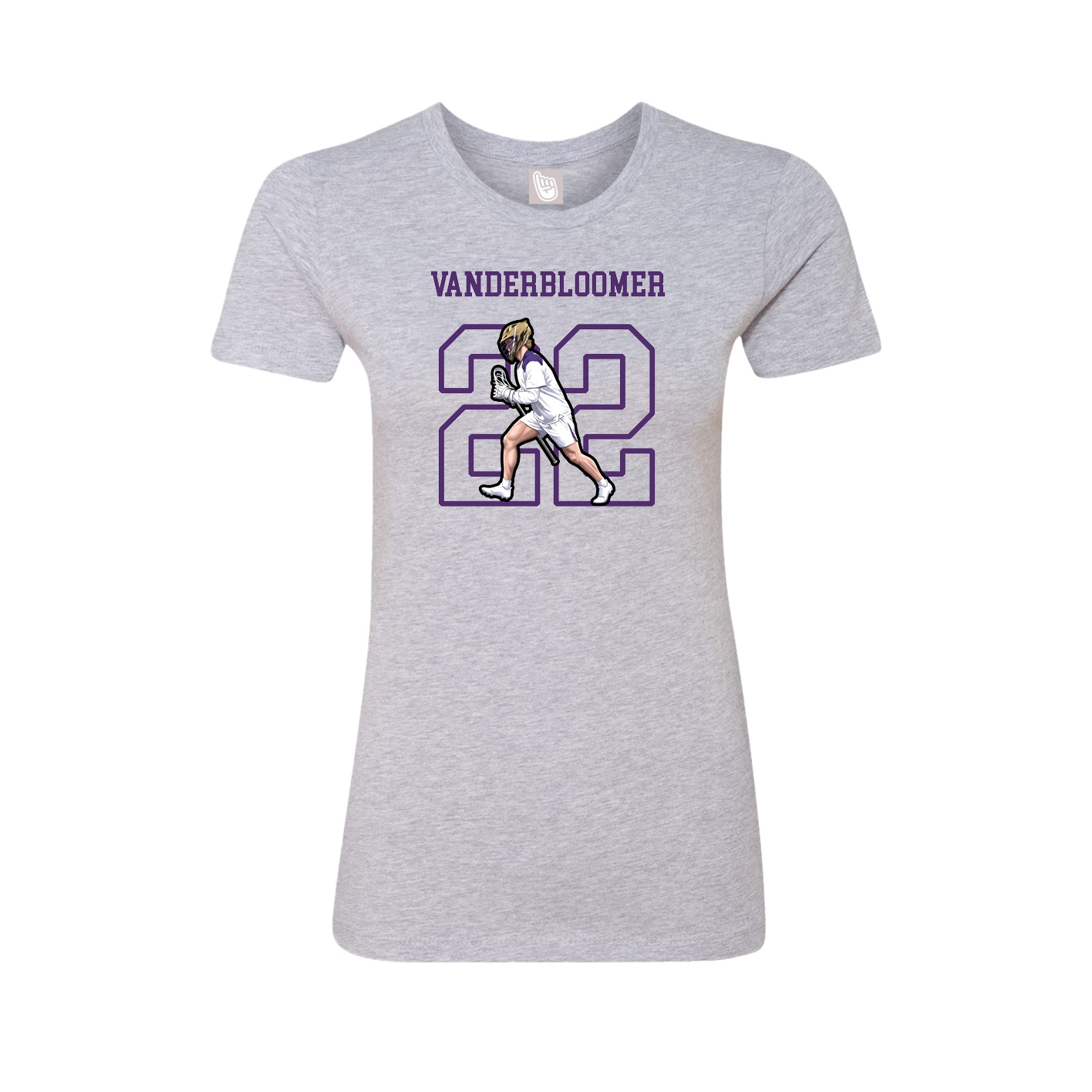 Fitted Women's Tee — Shirsey in Grey