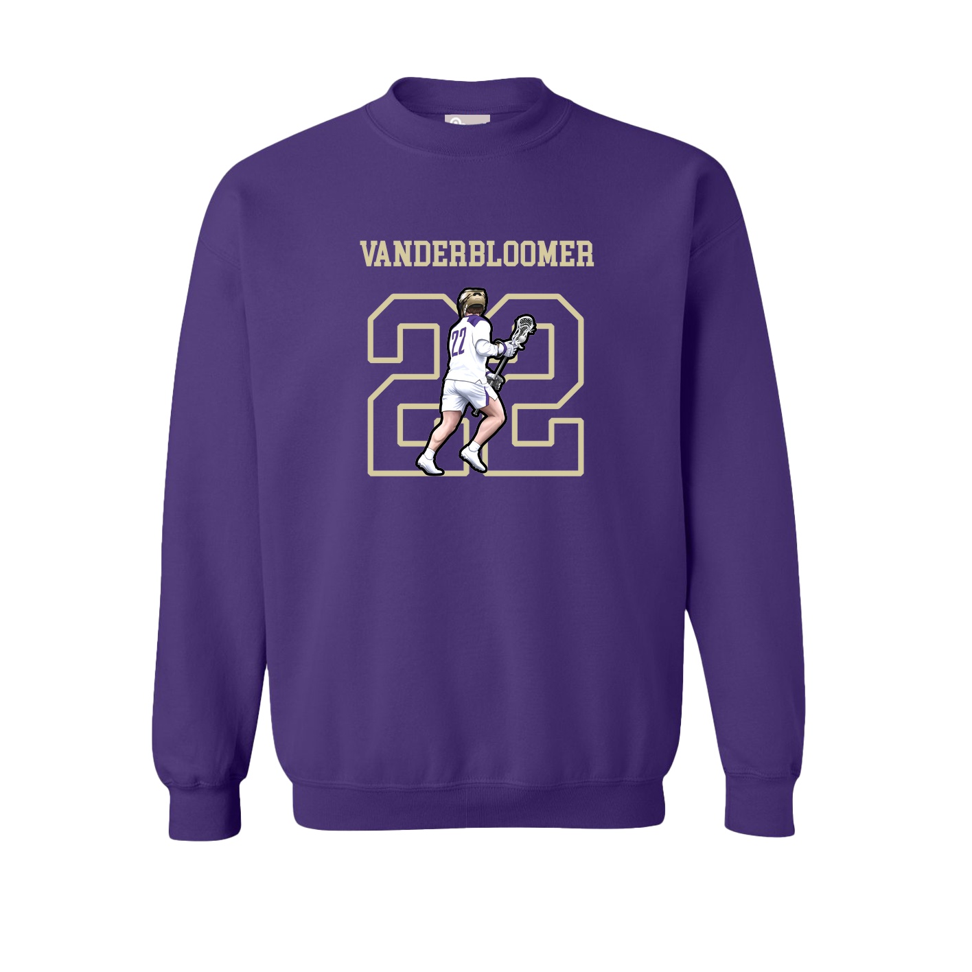 Fleece Crew — Shirsey in Purple