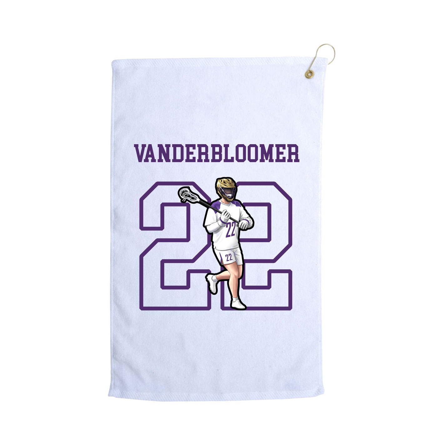Golf Towel — Shirsey in White