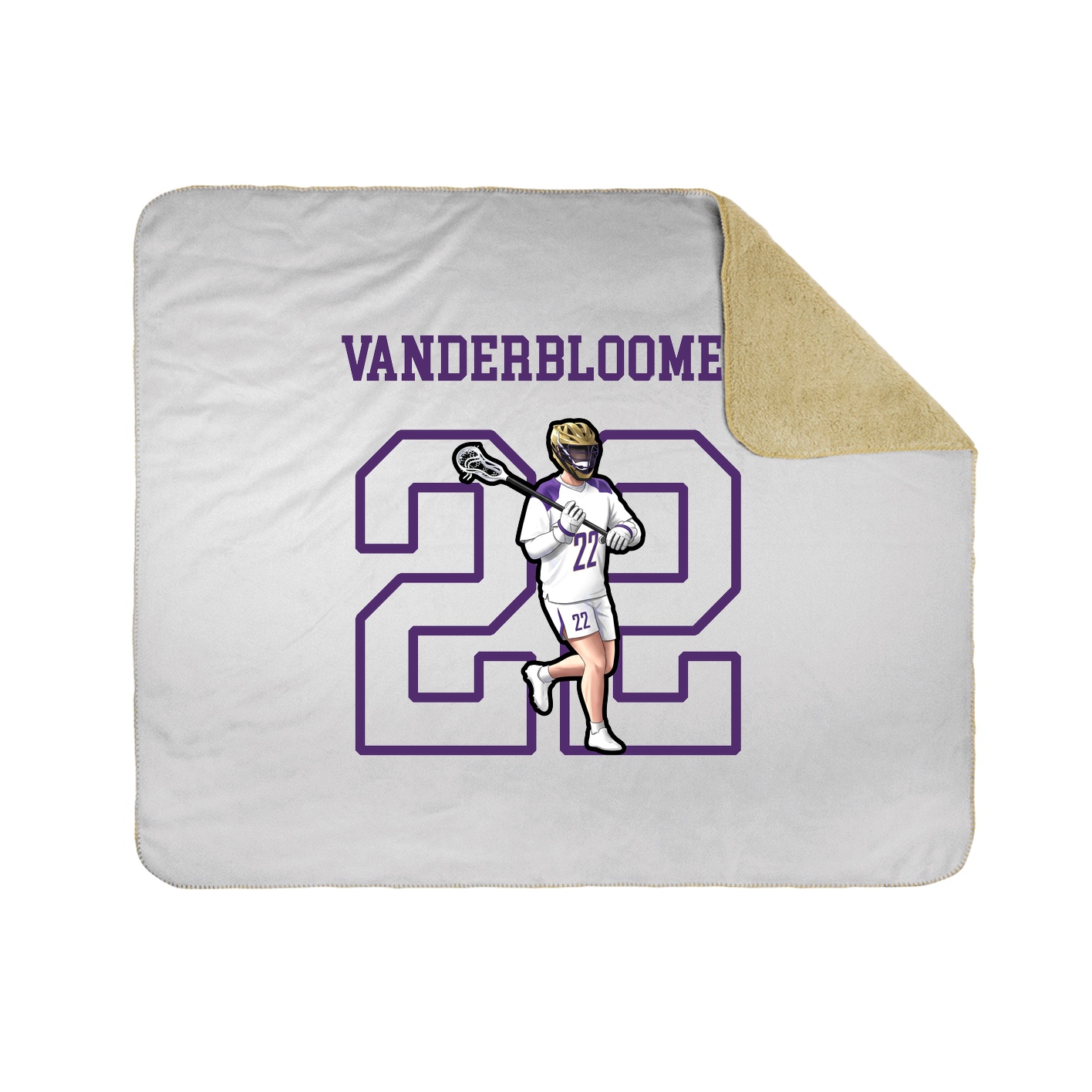 Throw Blanket — Shirsey in White