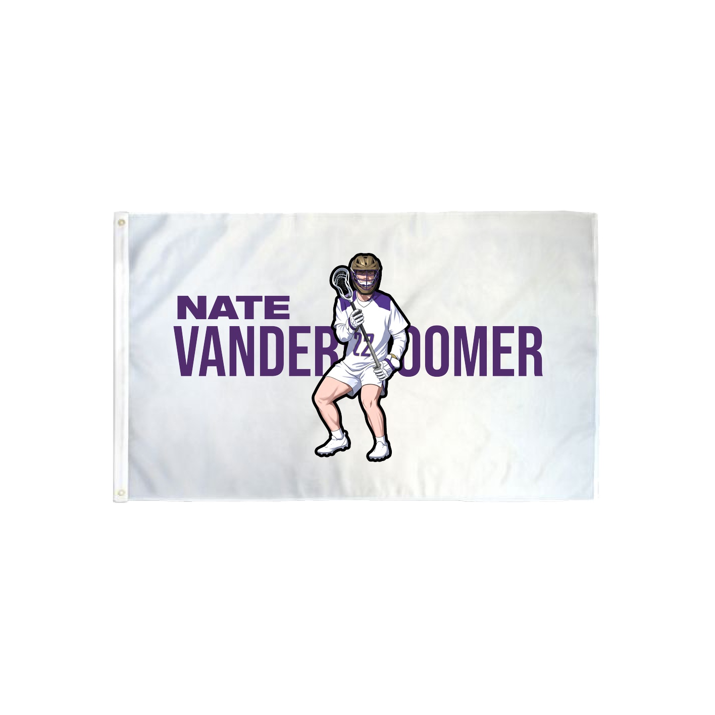 3x5 Flag — Player Name in Classic