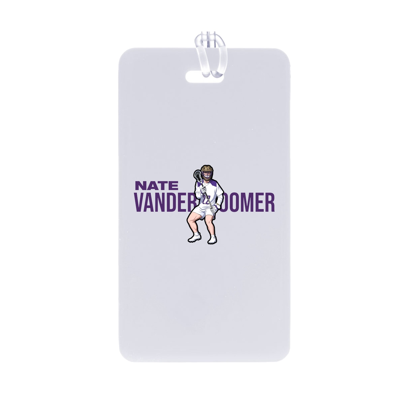 Bag Tag — Player Name in Classic