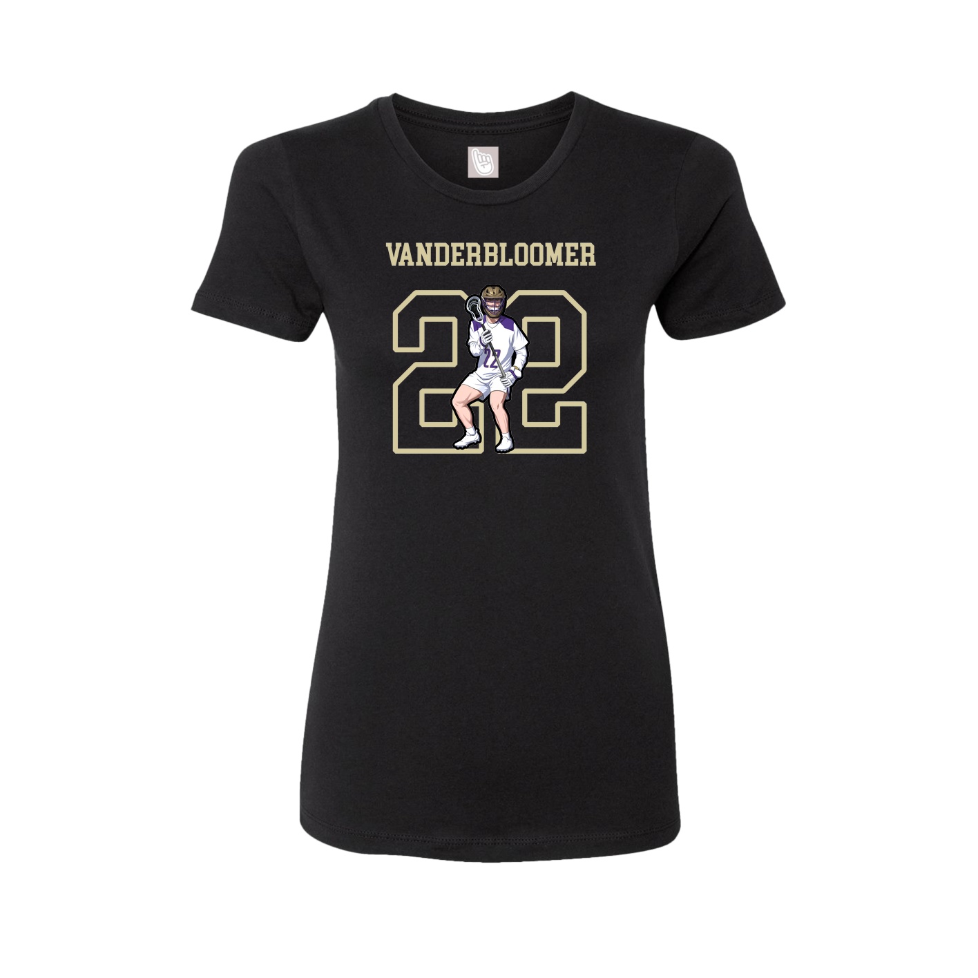 Fitted Women's Tee — Shirsey in Black