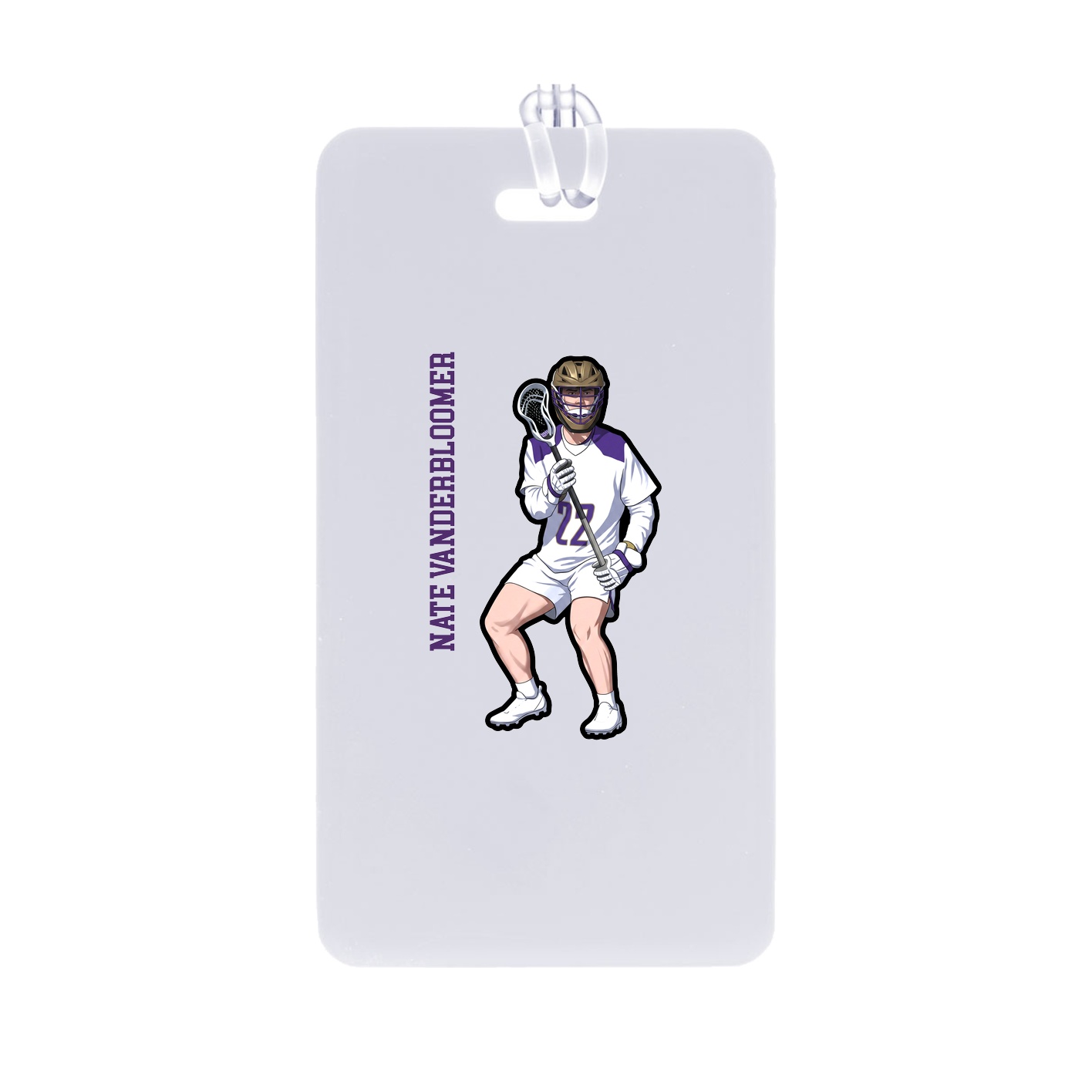 Bag Tag — Name Vertical in Classic