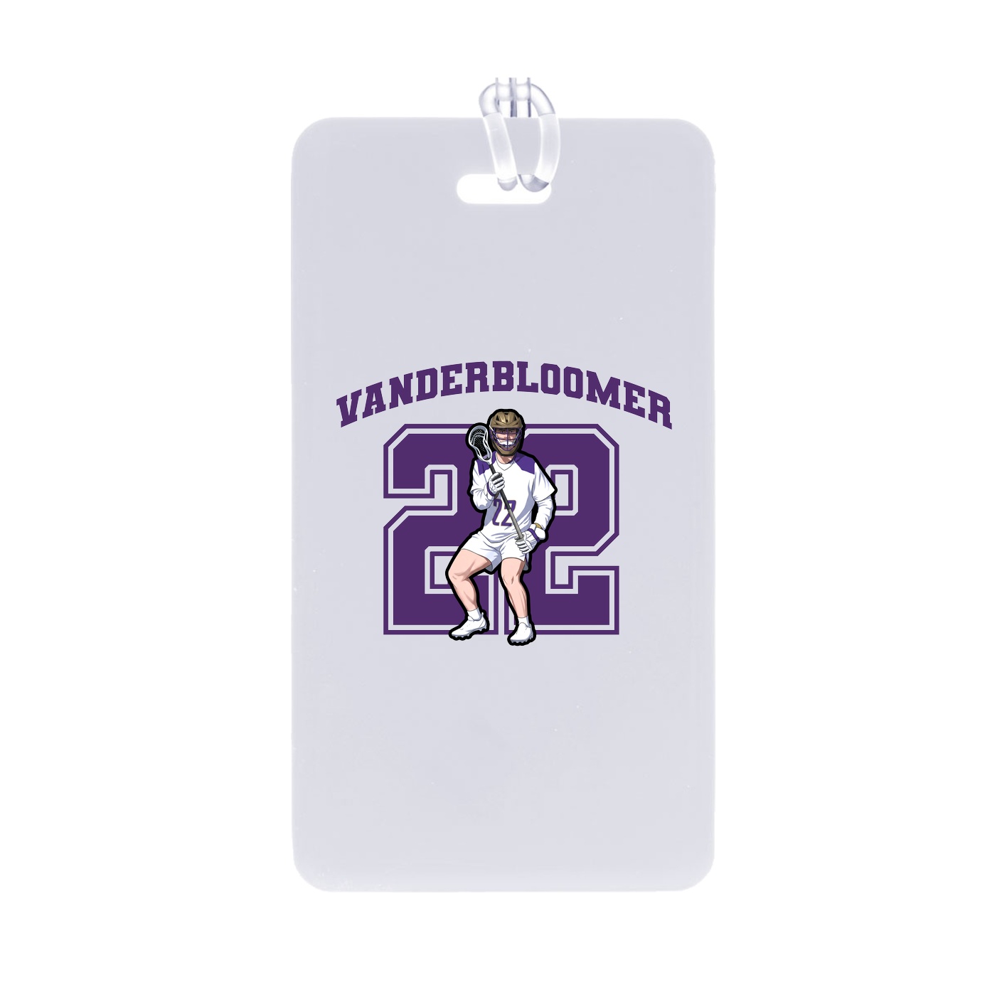 Bag Tag — Number in Classic