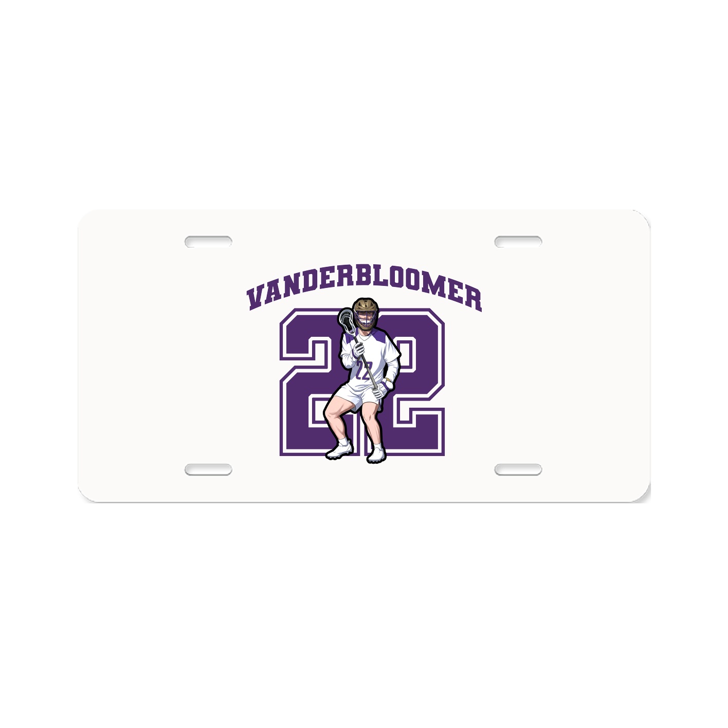 License Plate — Number in Classic