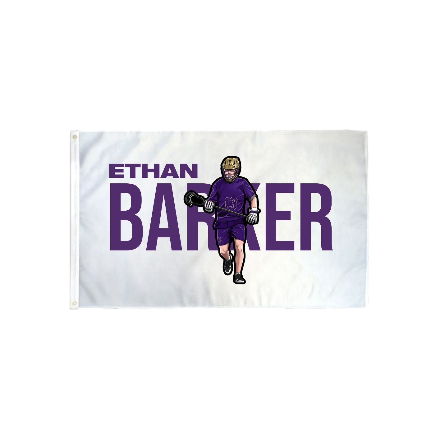 3x5 Flag — Player Name in Classic