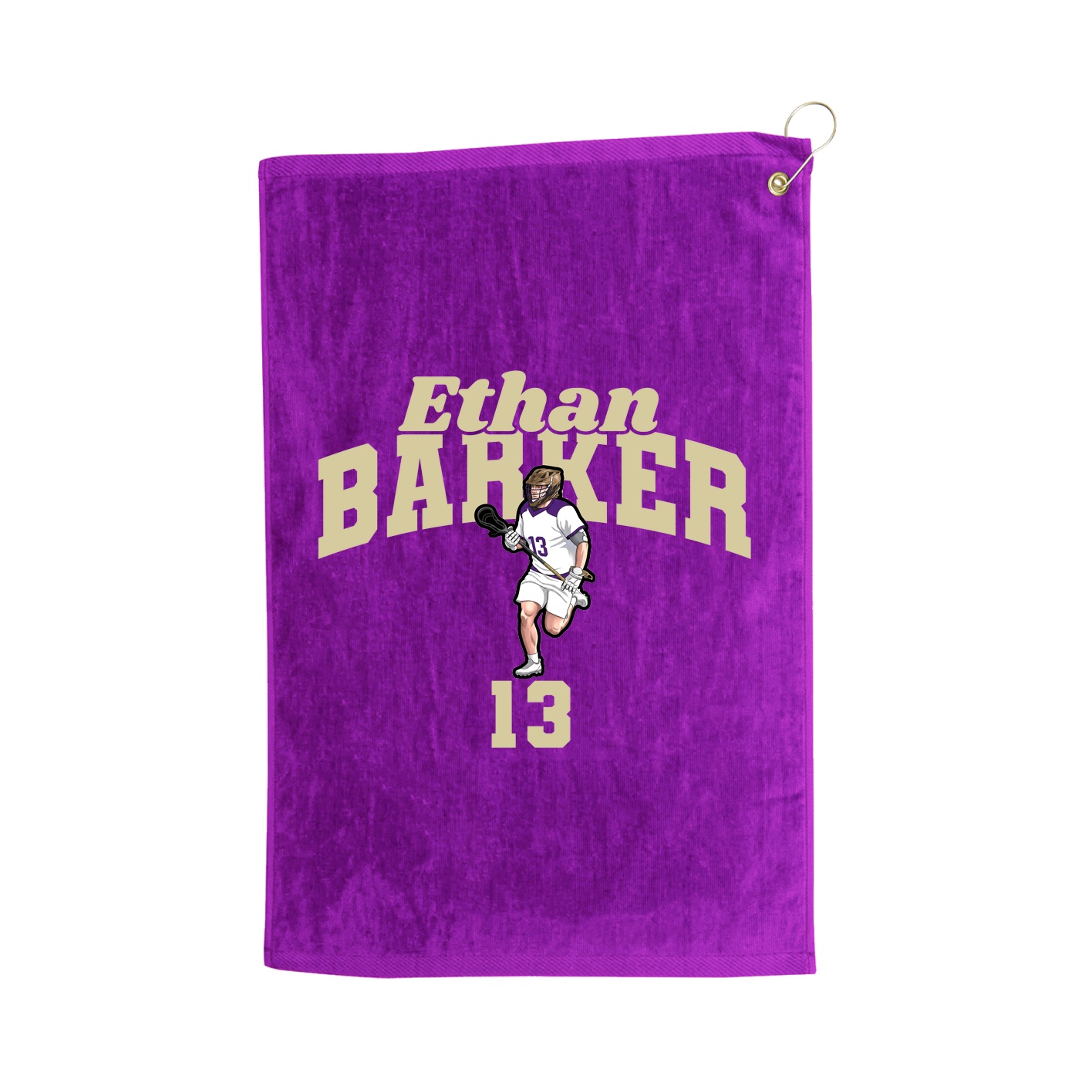 Golf Towel — Signature Arch in Purple