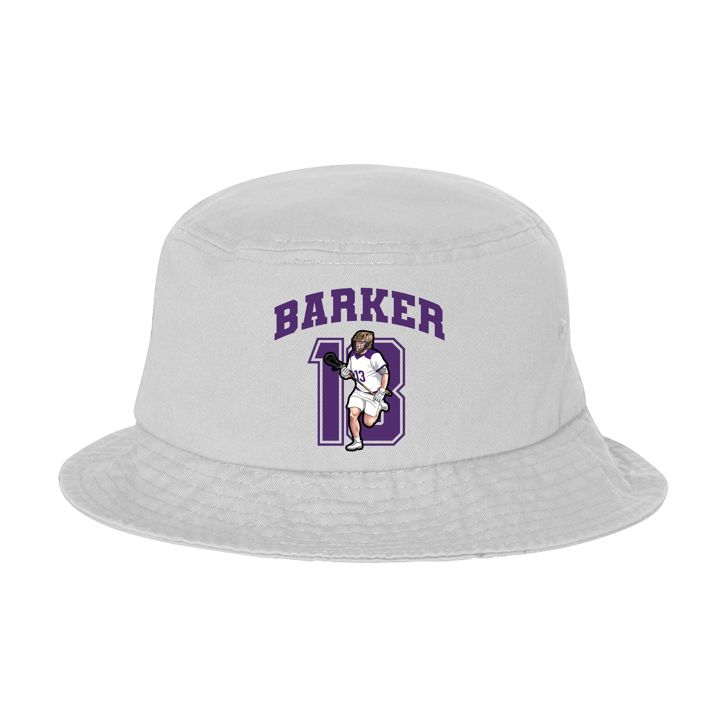 Bucket Cap — Number in White