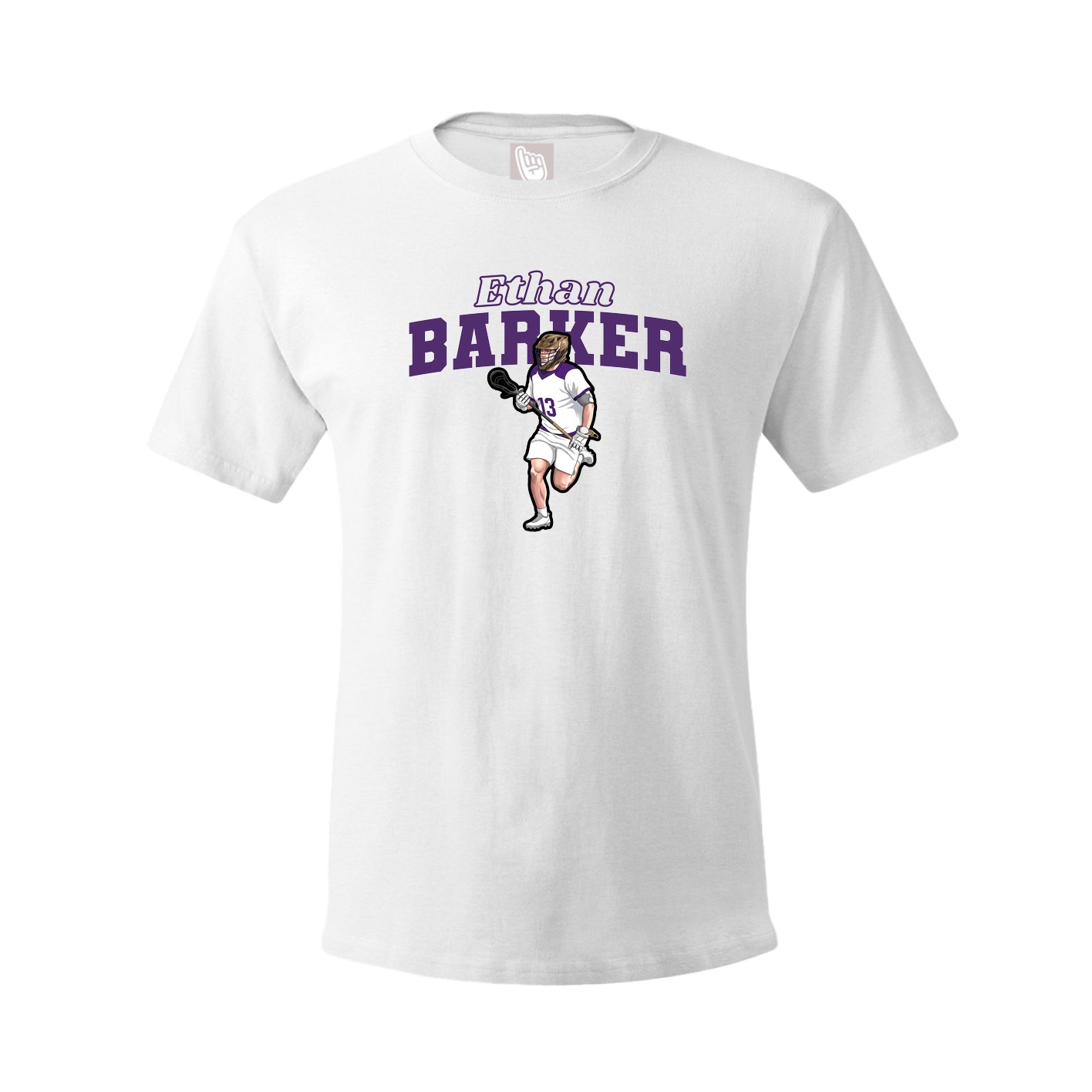 Tee — Name Arch in White