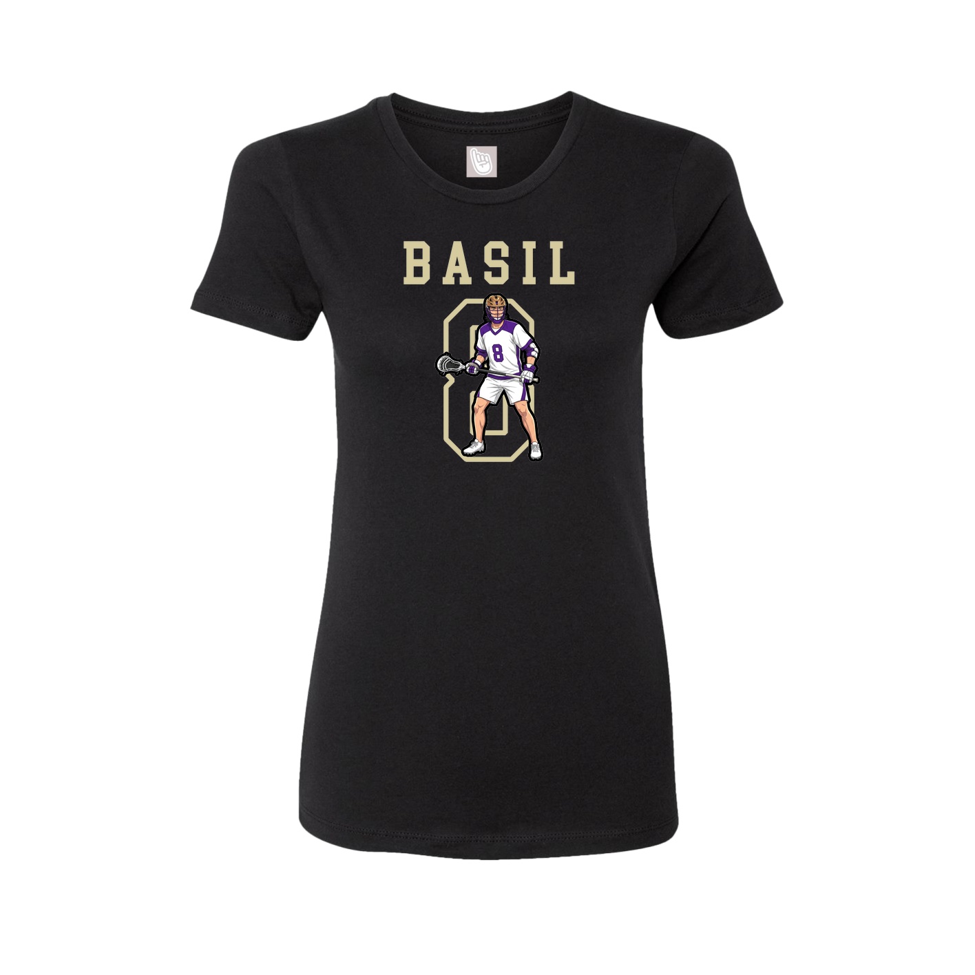 Fitted Women's Tee — Shirsey in Black