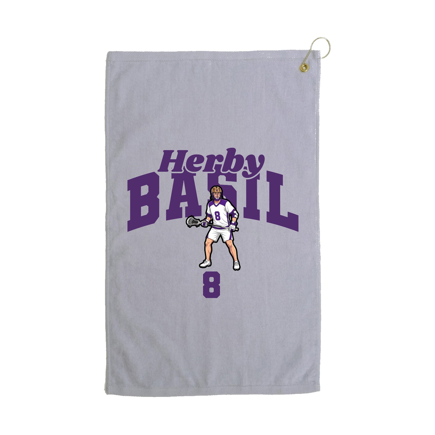 Golf Towel — Signature Arch in Grey